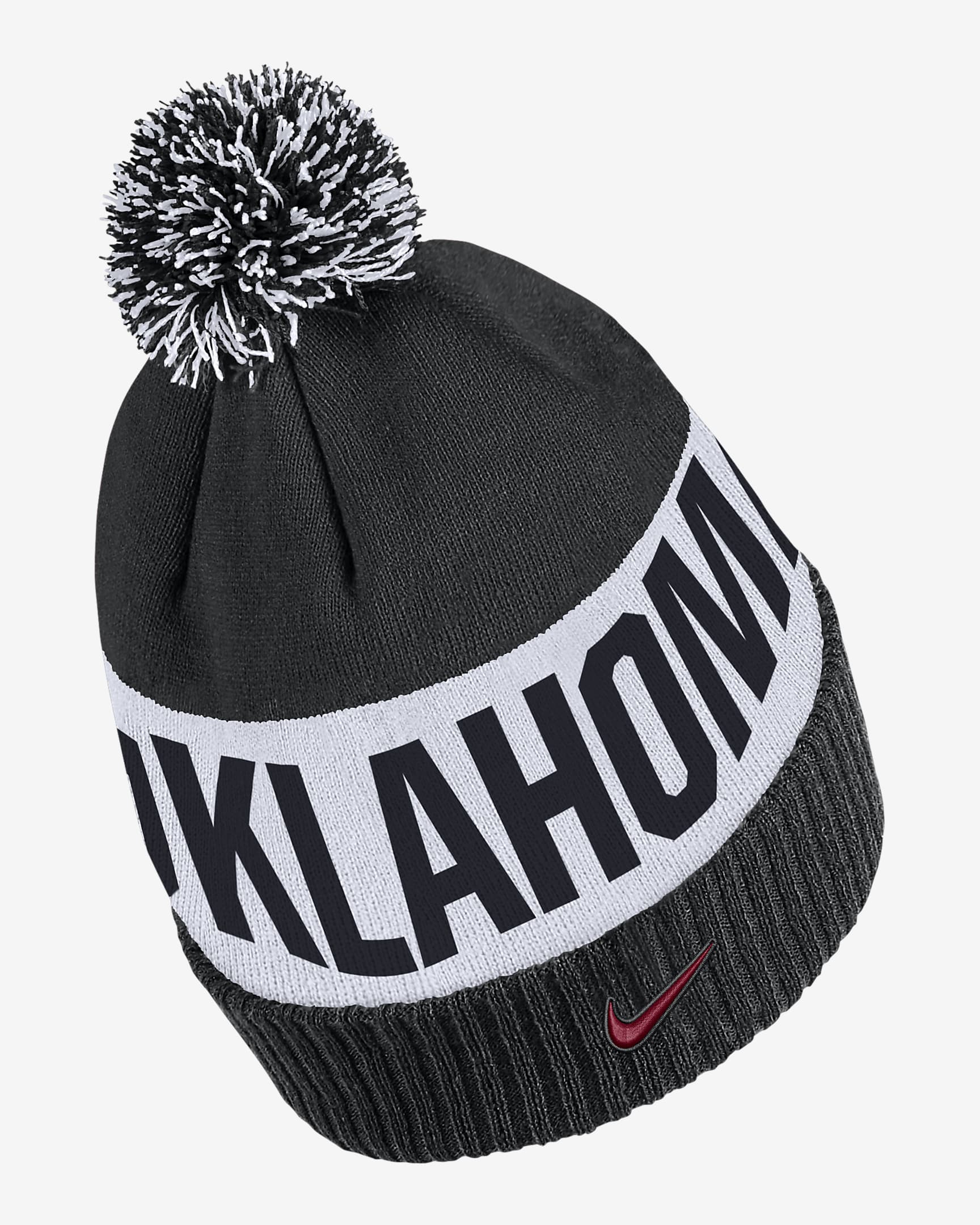 Oklahoma Nike College Beanie - Black