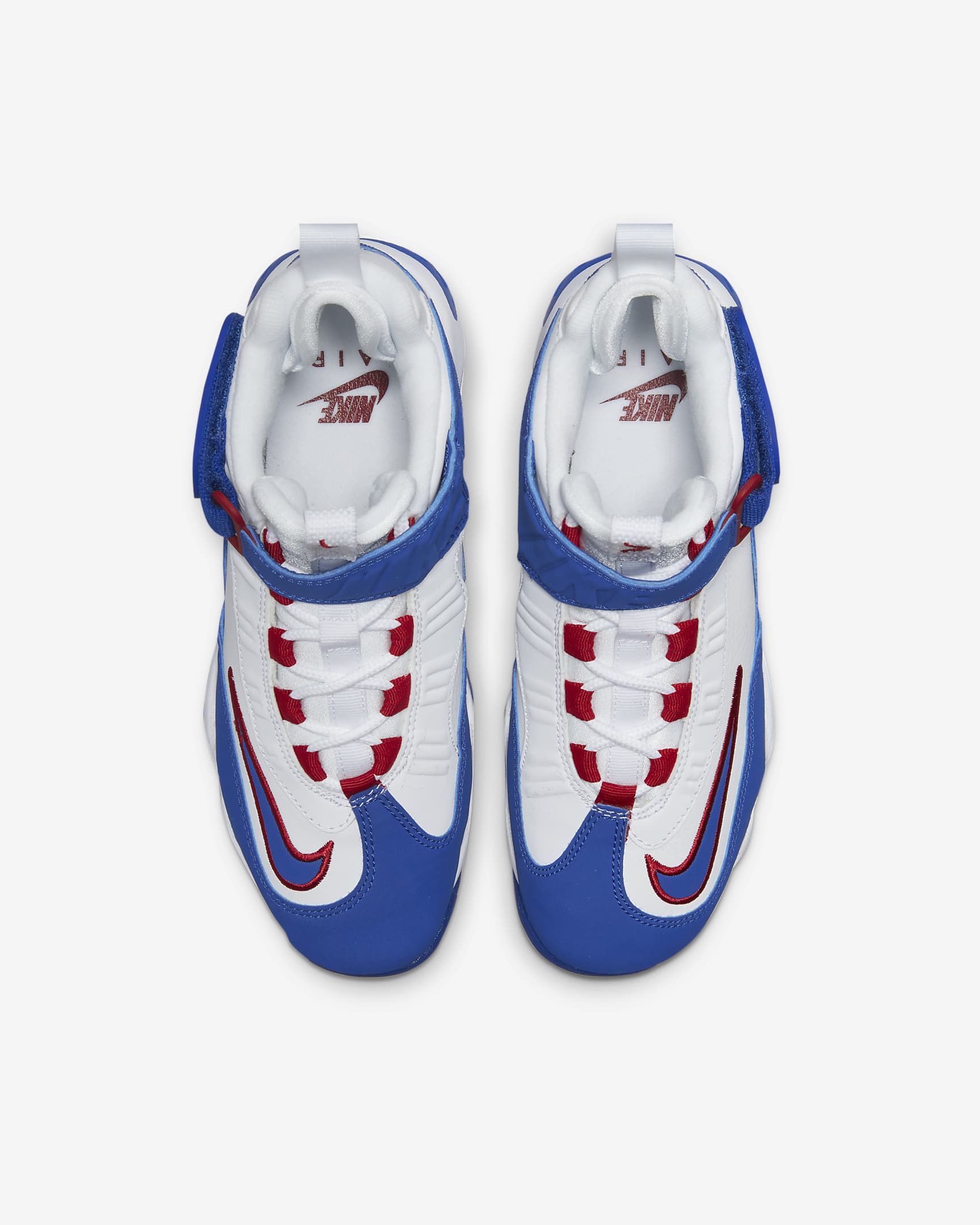 Nike Air Griffey Max 1 Big Kids' Shoes - White/Gym Red/Old Royal