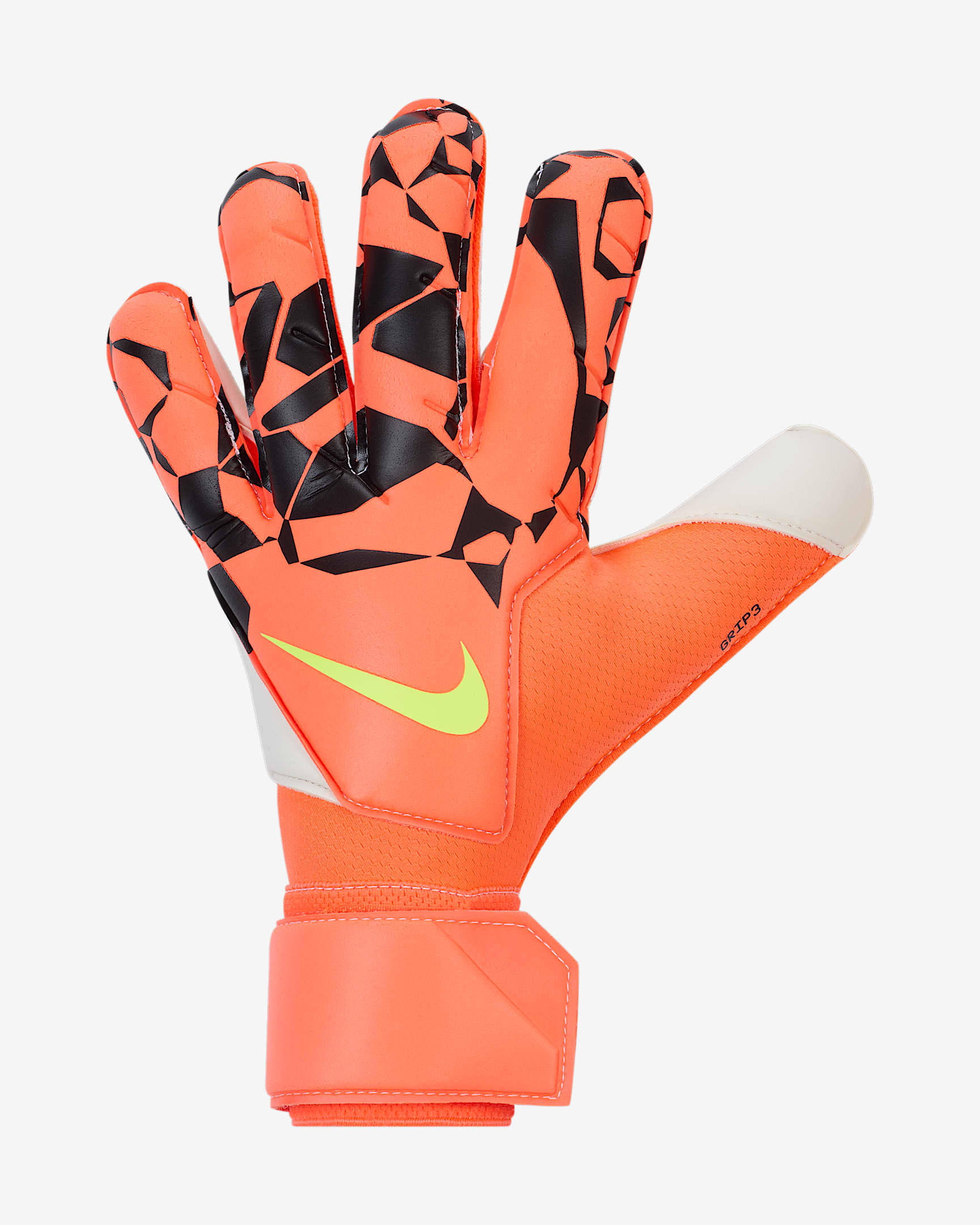 Guantes de fútbol Nike Grip3 Goalkeeper - Hipercarmesí/Negro/Volt