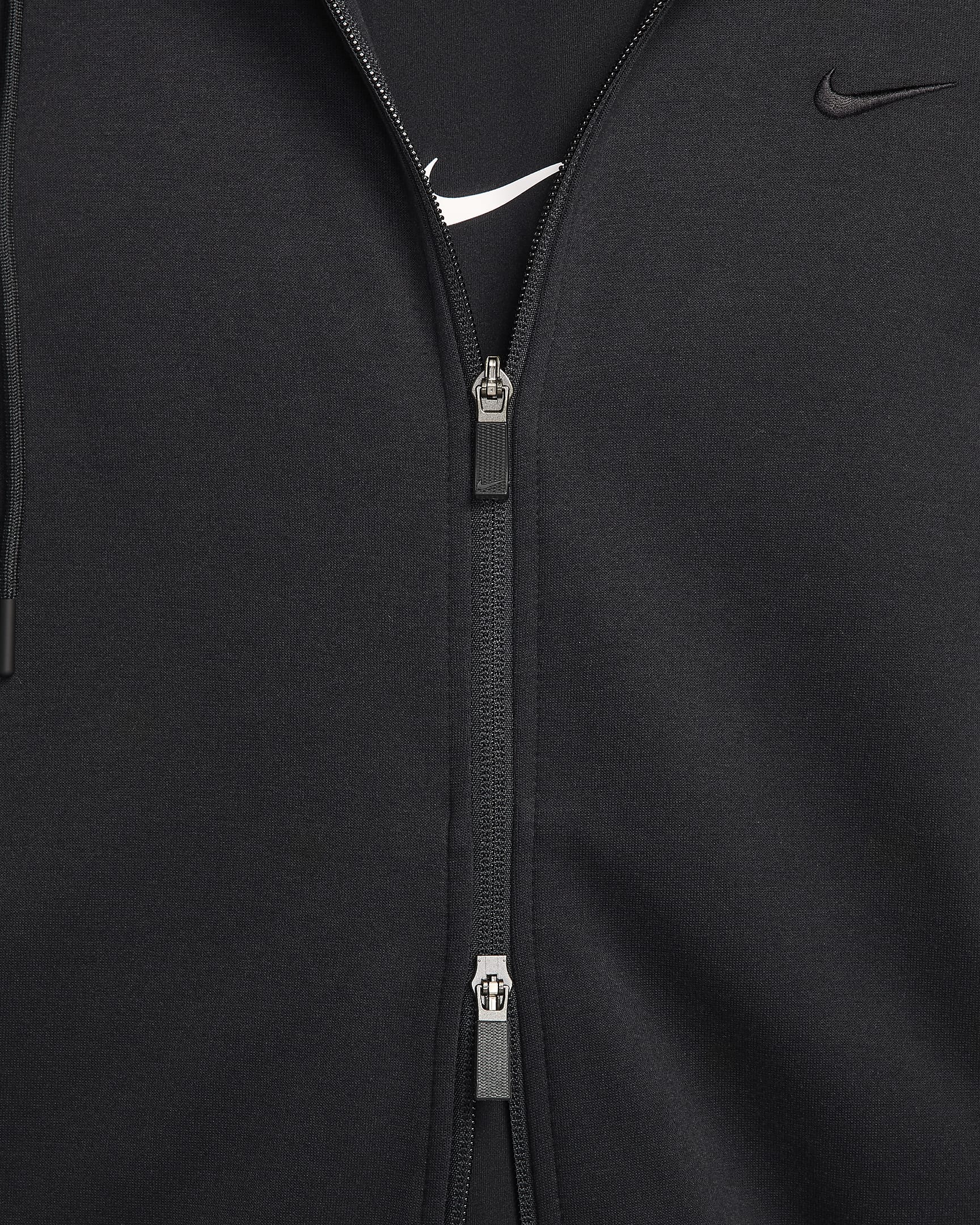 Nike Primary Men's Dri-FIT UV Full-Zip Versatile Hoodie - Black/Black