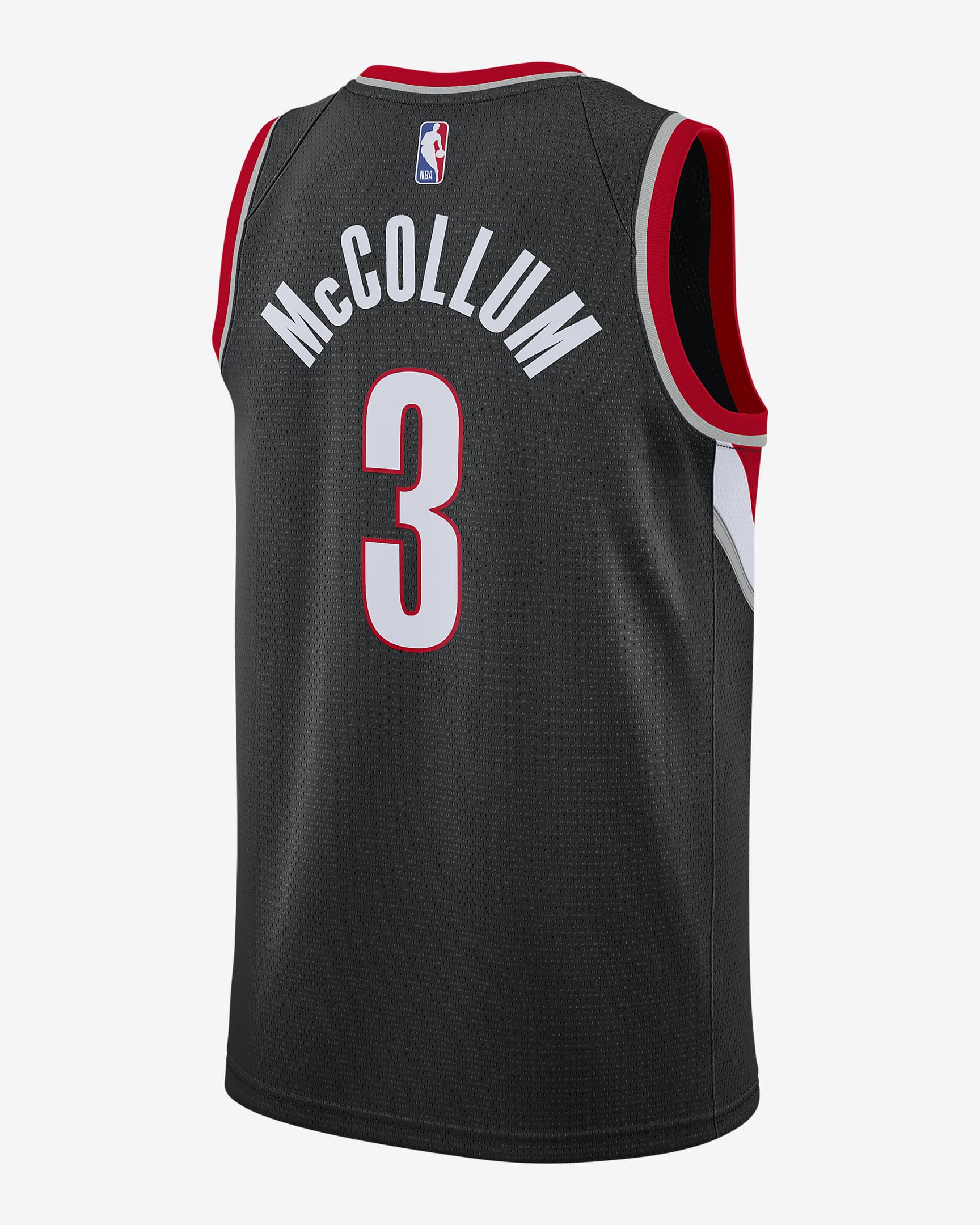C.J. McCollum Trail Blazers Icon Edition 2020 Nike NBA Swingman Jersey.