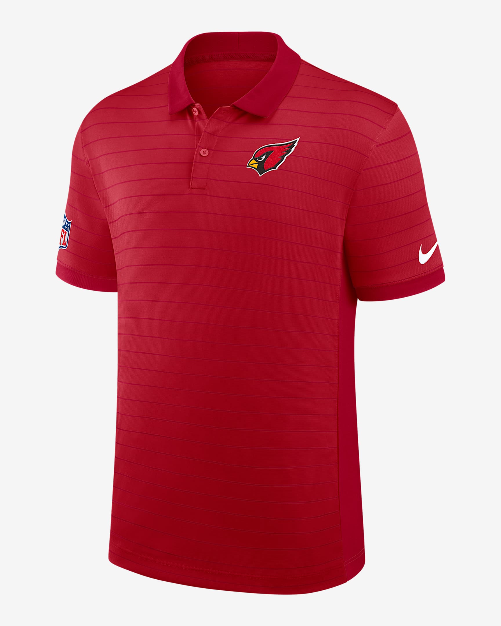 Arizona Cardinals Sideline Victory Stripe Men's Nike Dri-FIT NFL Polo - Red
