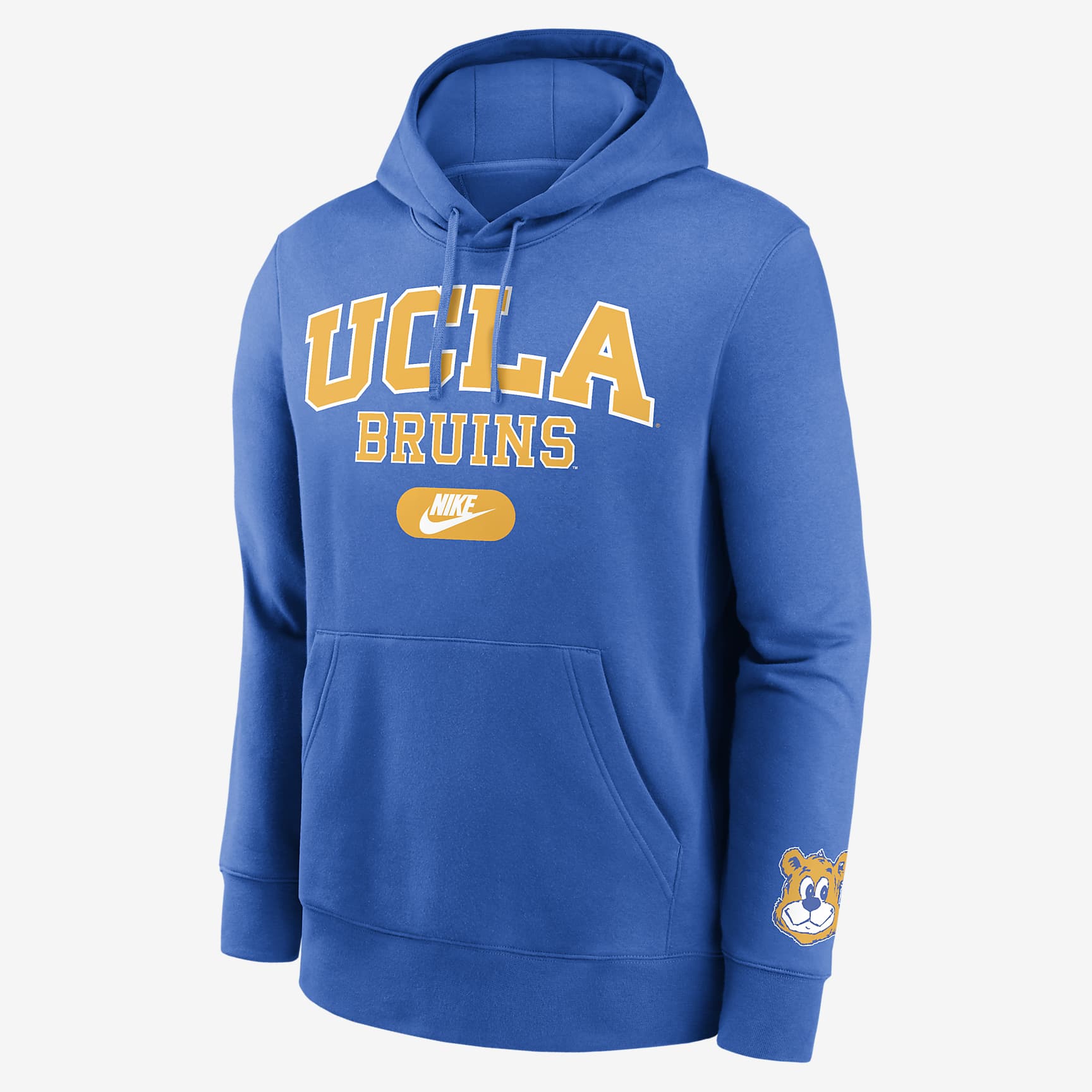 UCLA Bruins Legacy Club Foundational Men's Nike College Pullover Hoodie - Signal Blue