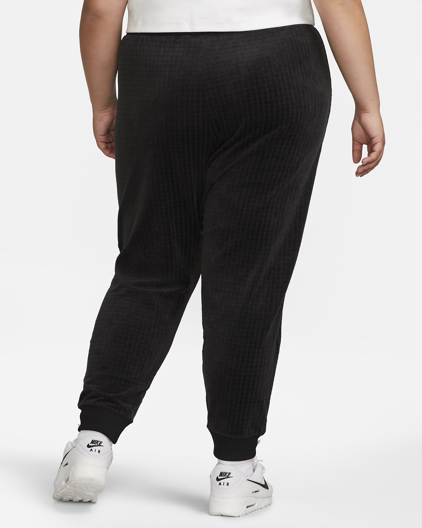 Nike Sportswear Women's High-Waisted Velour Joggers (Plus Size). Nike BG