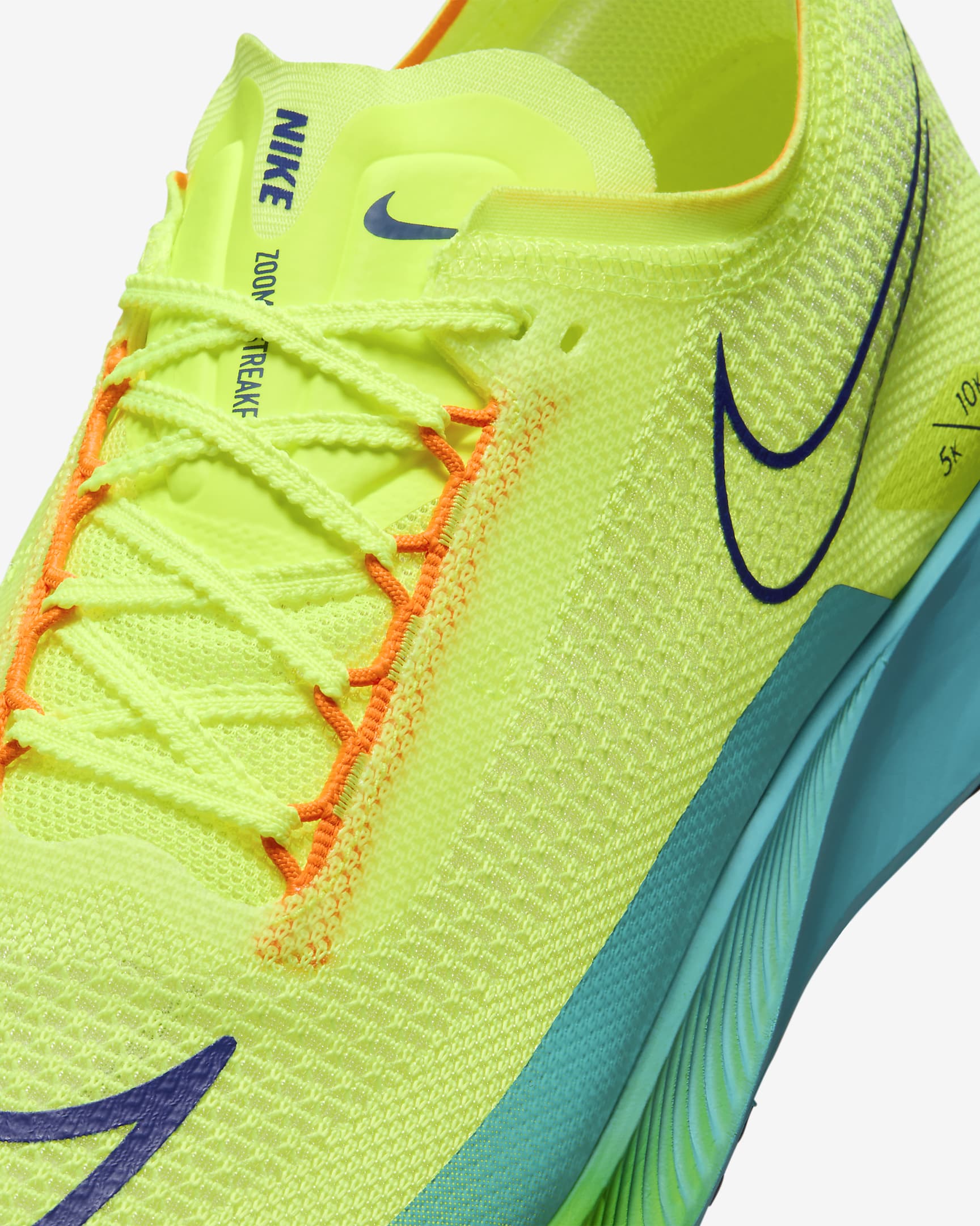 Nike Streakfly Road Racing Shoes - Volt/Bright Crimson/Volt/Black