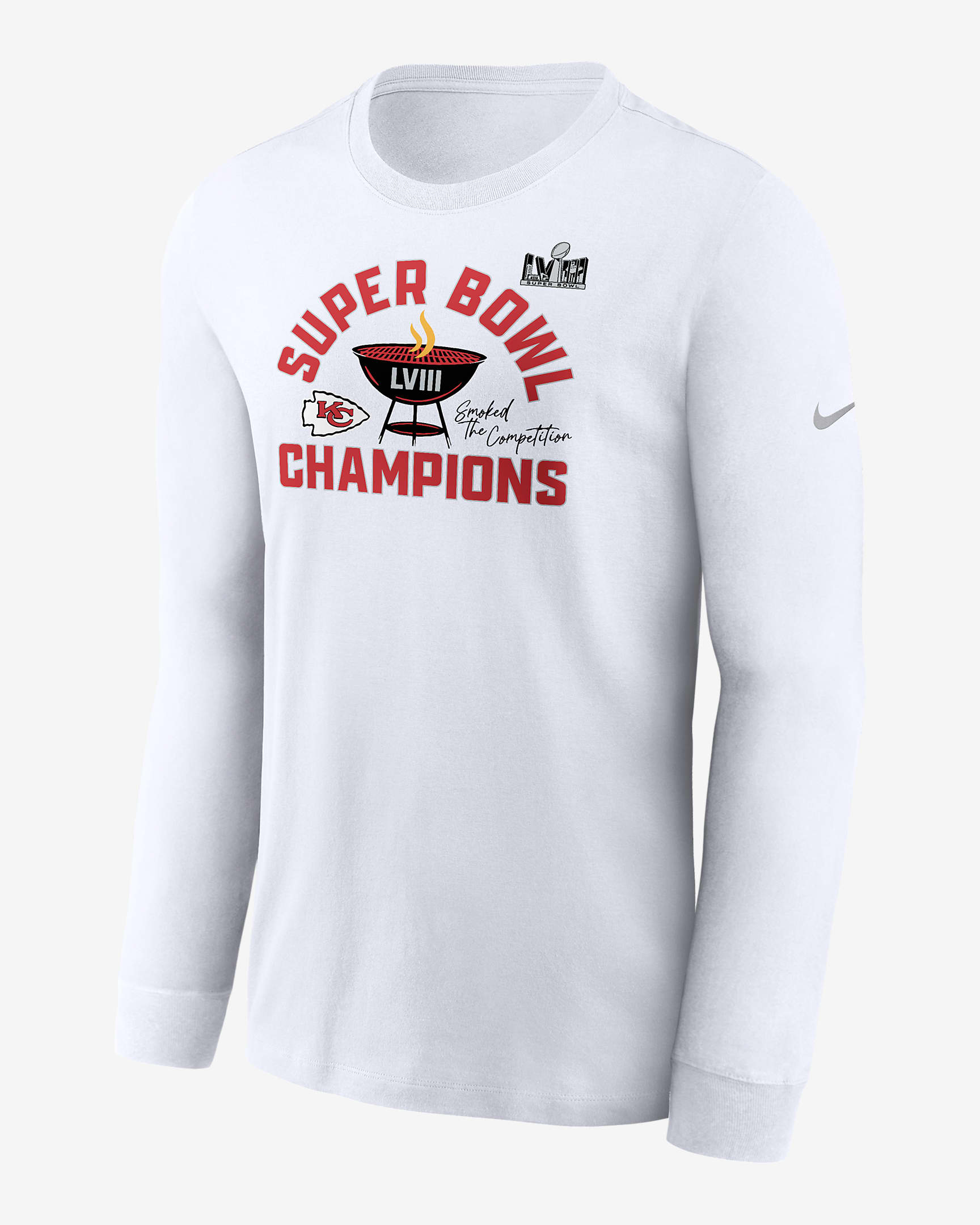 Playera de manga larga Nike de la NFL para hombre Kansas City Chiefs