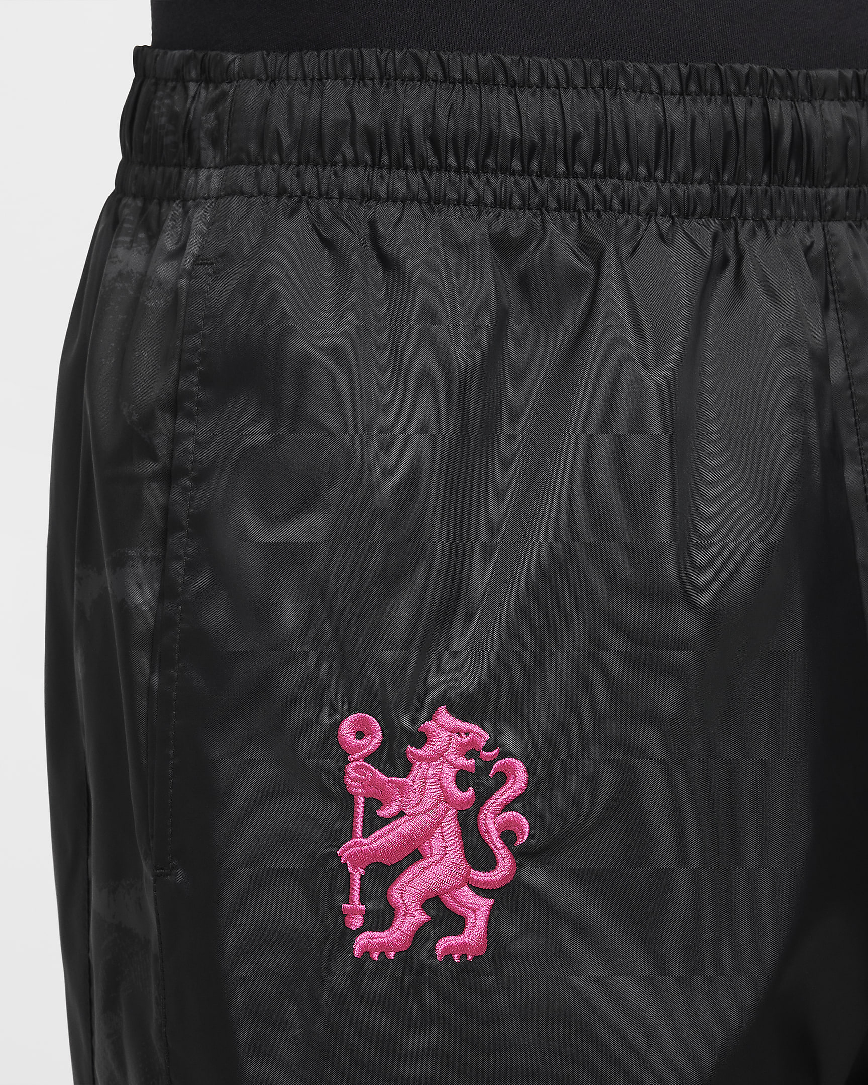 Survêtement tissé à capuche Nike Football Chelsea FC 3e tenue pour homme - Noir/Anthracite/Pink Prime