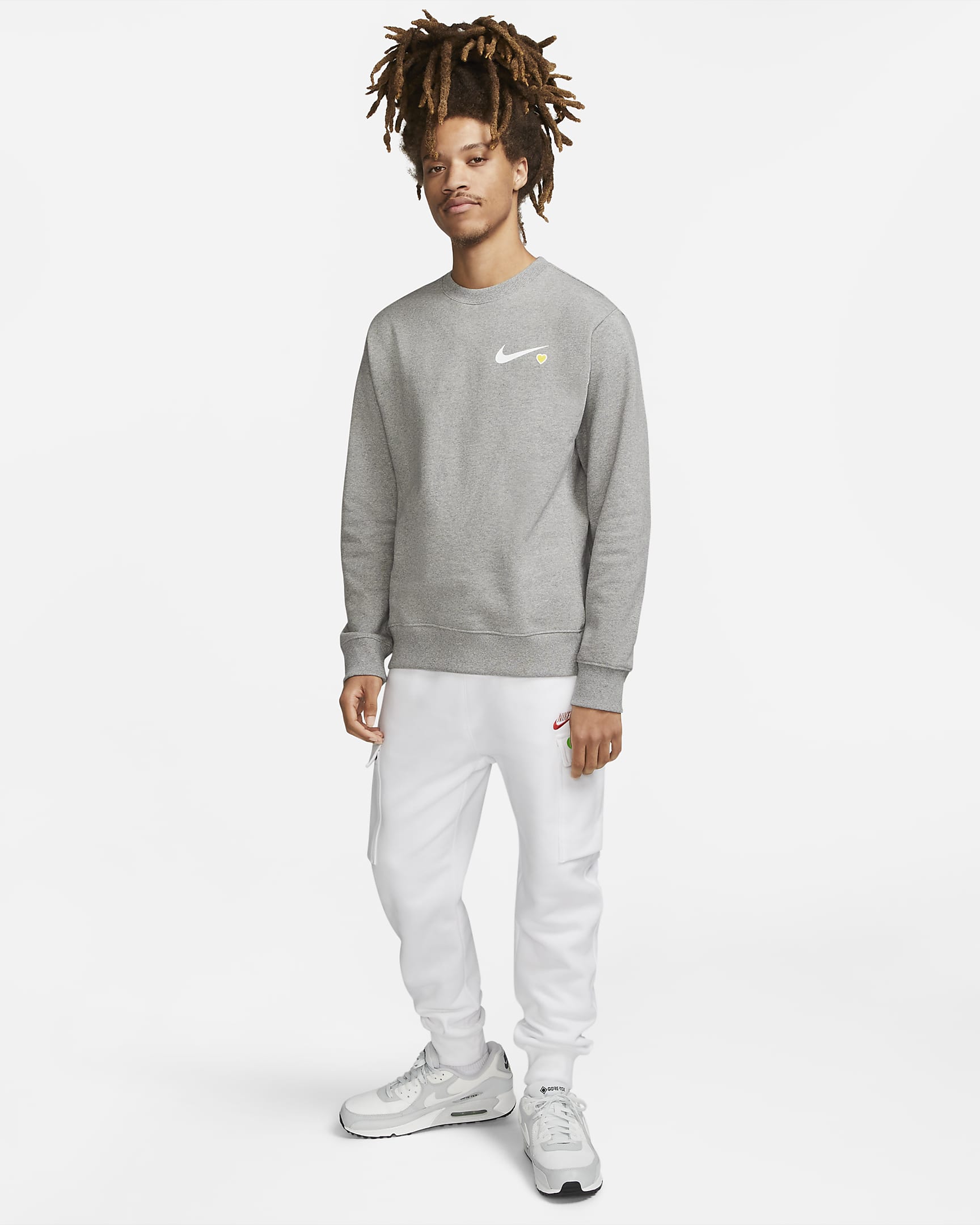 Nike Sportswear Club Fleece Men's Crew-neck Sweatshirt. Nike SK