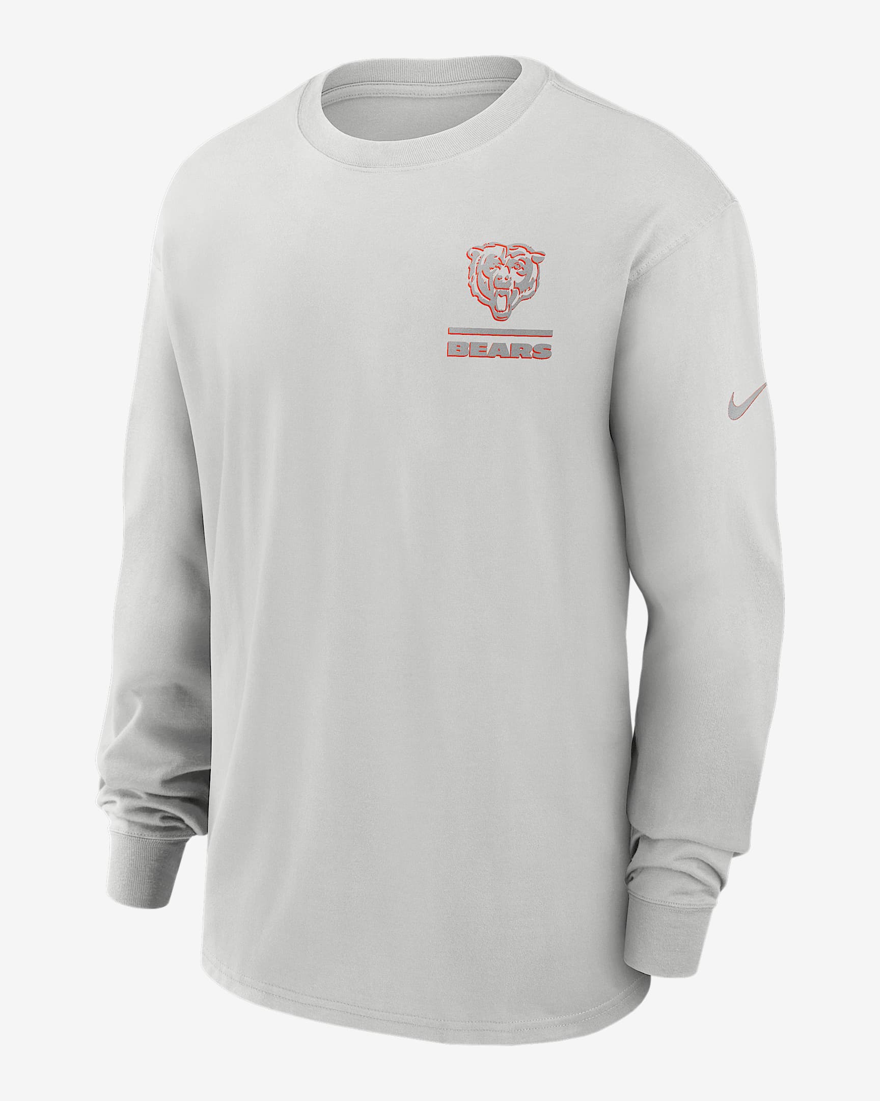 Chicago Bears Essential Heavy Max90 Men's Nike NFL Long-Sleeve T-Shirt - Grey