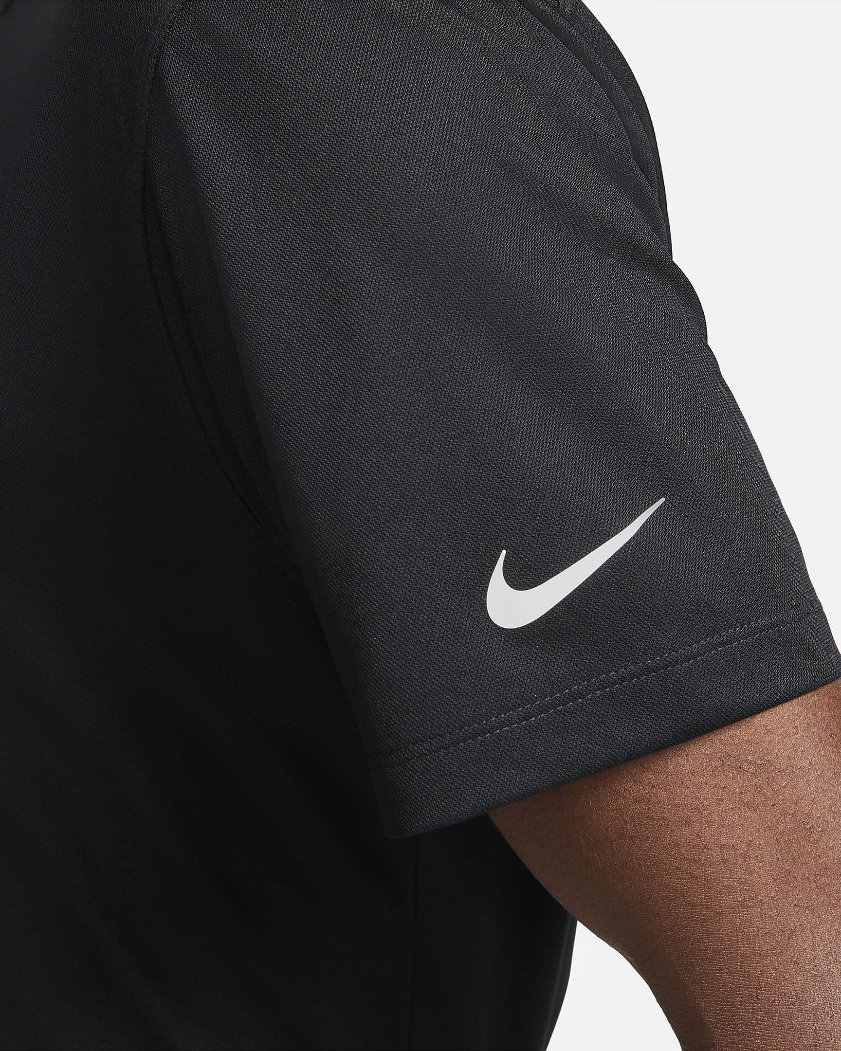 Nike Dri-FIT Victory Golf-Poloshirt für Herren - Schwarz/Weiß