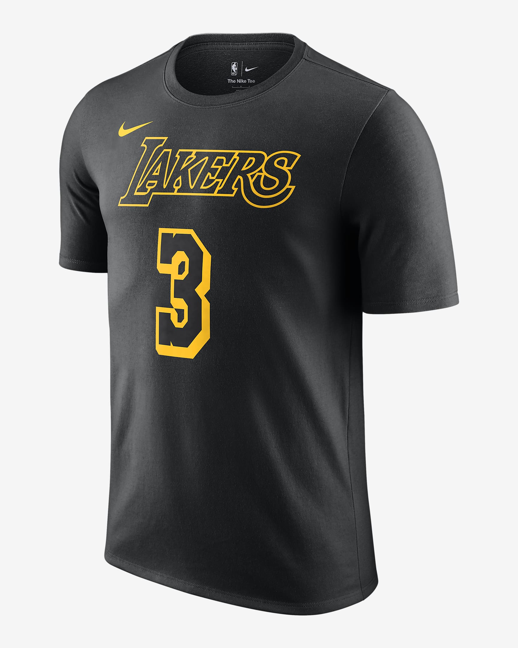 Playera de la NBA Nike Anthony Davis Lakers - Negro