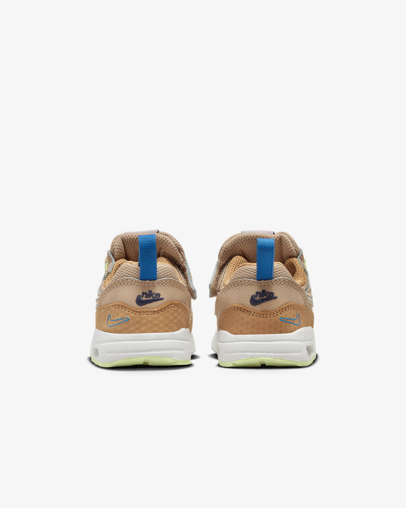 Nike Air Max 1 SE EasyOn Schuh für Babys und Kleinkinder - Hemp/Flax/Coconut Milk