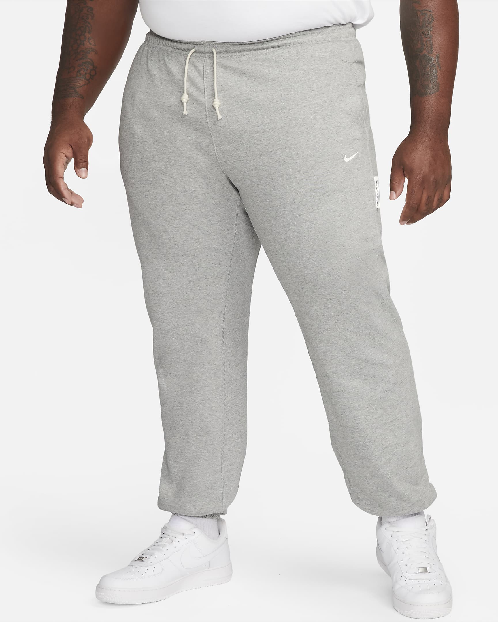 Nike Standard Issue Men's Dri-FIT Basketball Pants - Dark Grey Heather/Pale Ivory