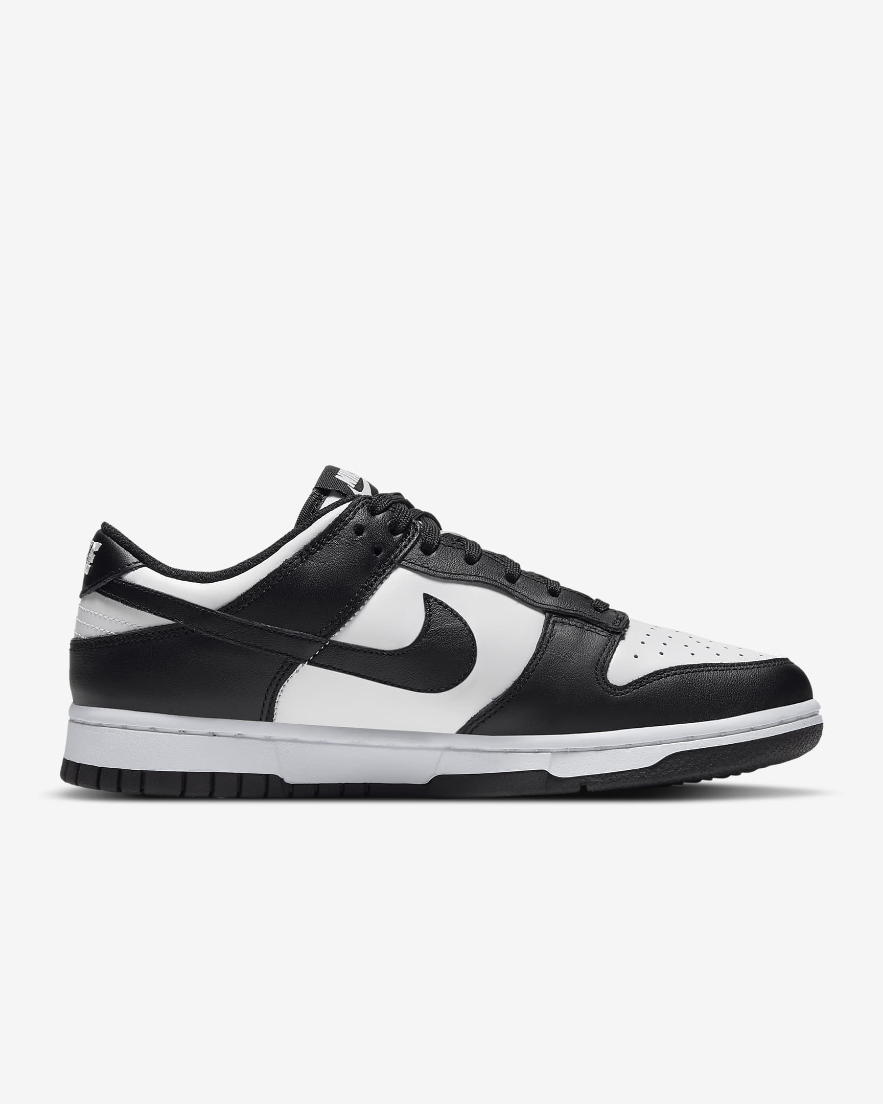 Nike Dunk Low Women's Shoes - White/White/Black