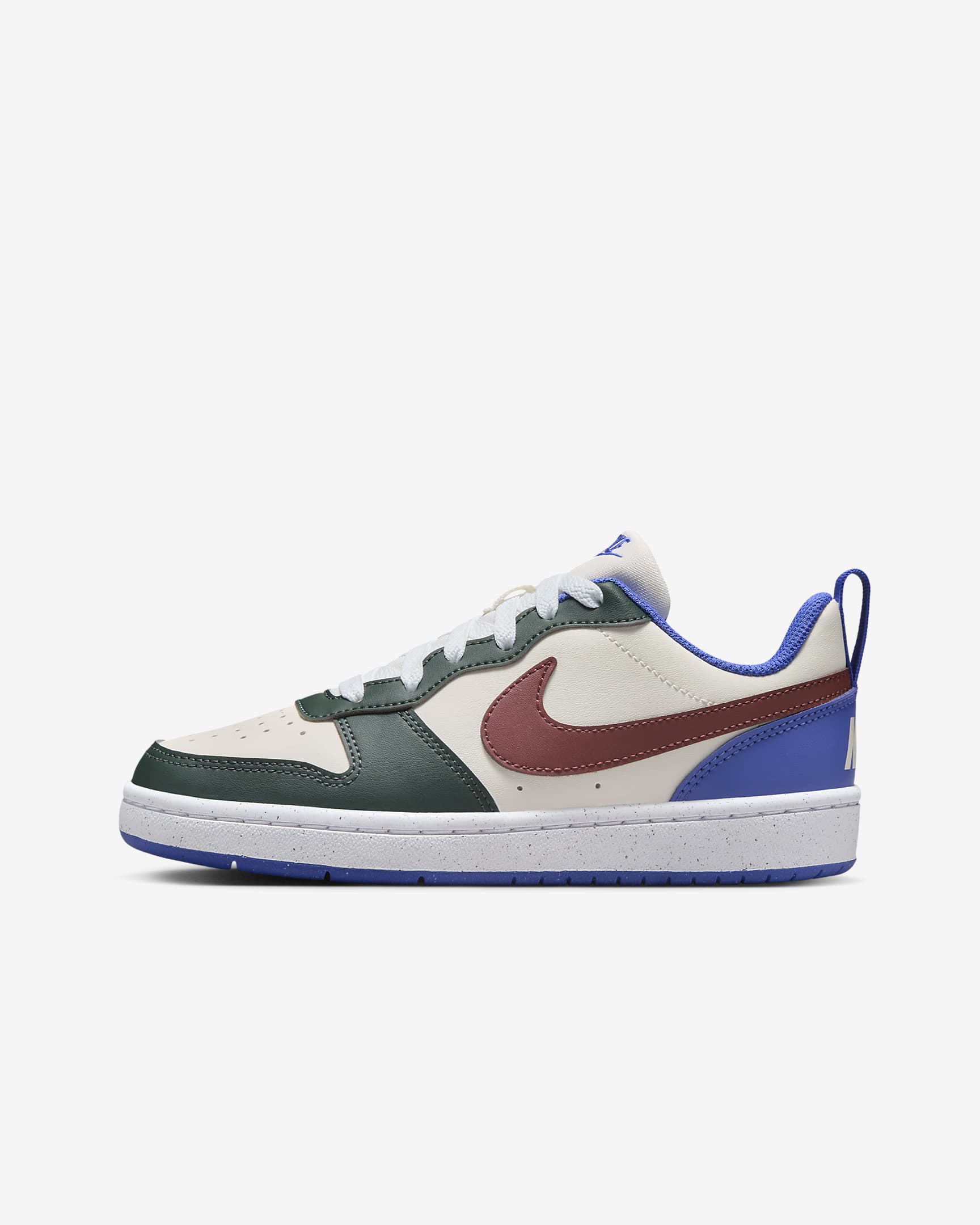 รองเท้าเด็กโต Nike Court Borough Low Recraft - Vintage Green/Sail/Astronomy Blue/Dark Pony