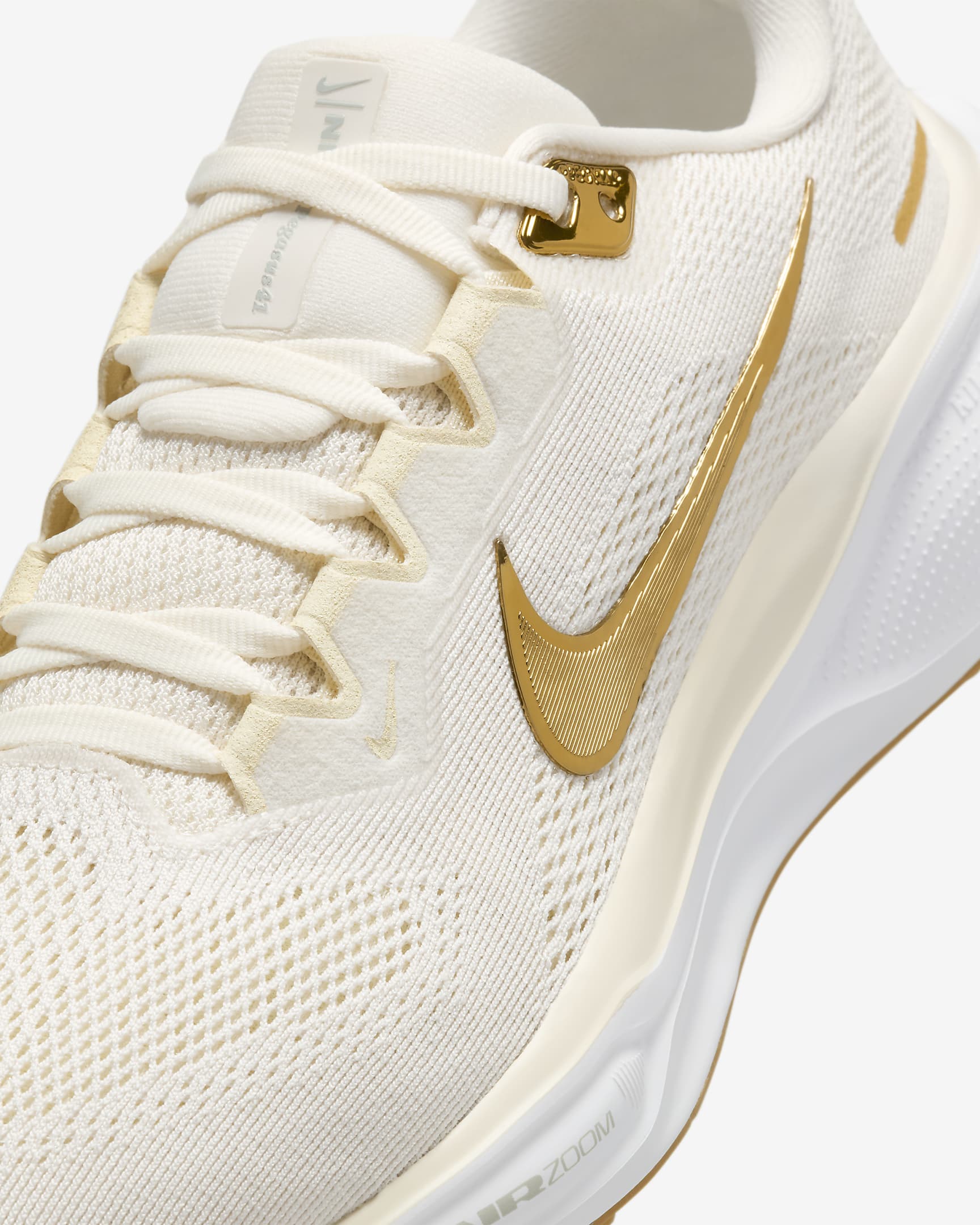 Nike Pegasus 41 hardloopschoenen voor dames (straat) - Phantom/Light Pumice/Sail/Metallic Gold