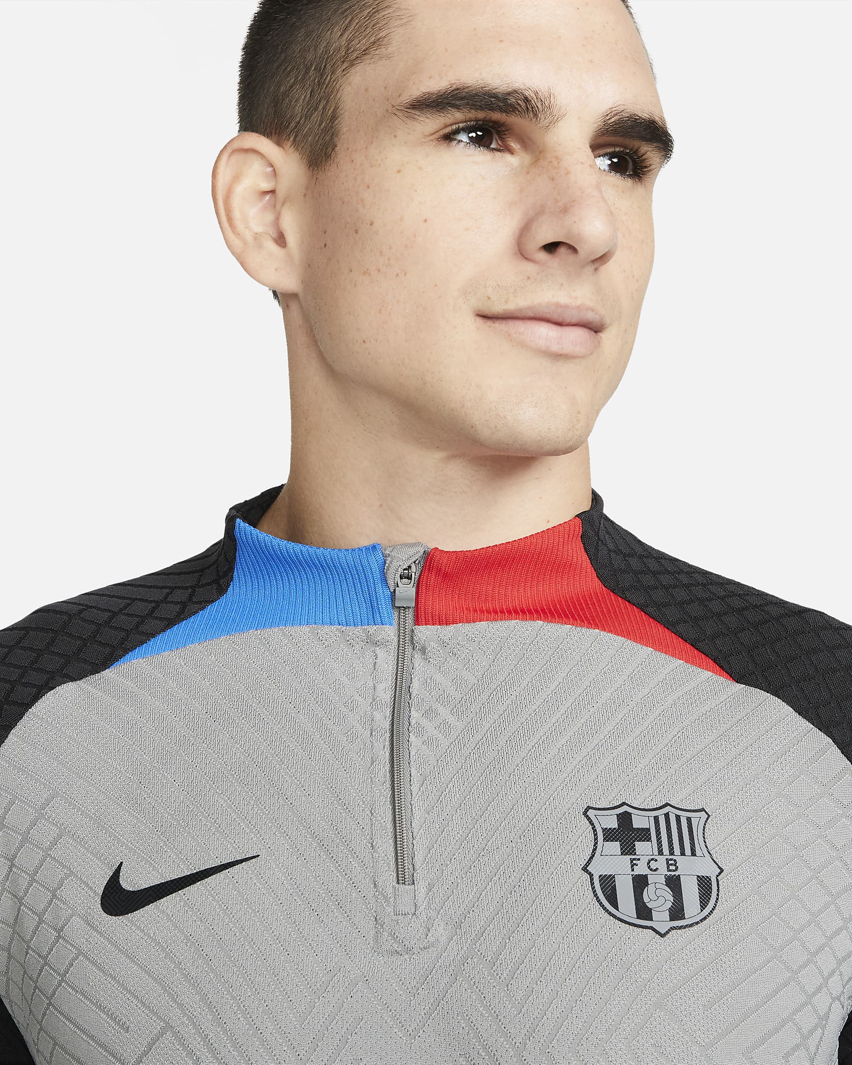 Haut D Entraînement De Football En Maille Nike Dri Fit Adv Fc Barcelona Strike Elite Pour Homme