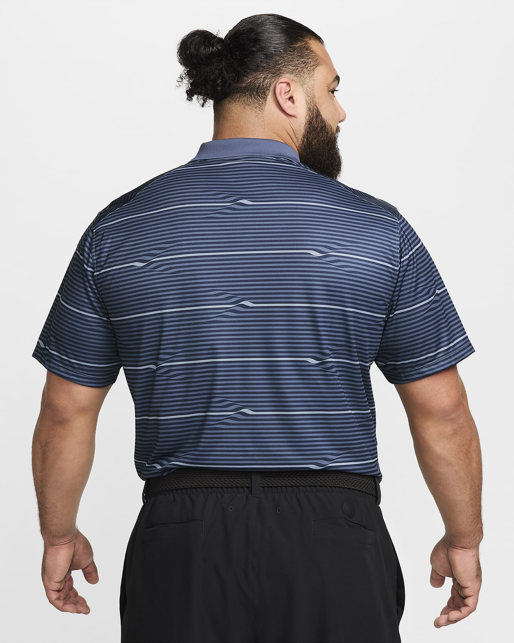 Nike Victory Men's Dri-FIT Golf Polo - Midnight Navy/Diffused Blue/White