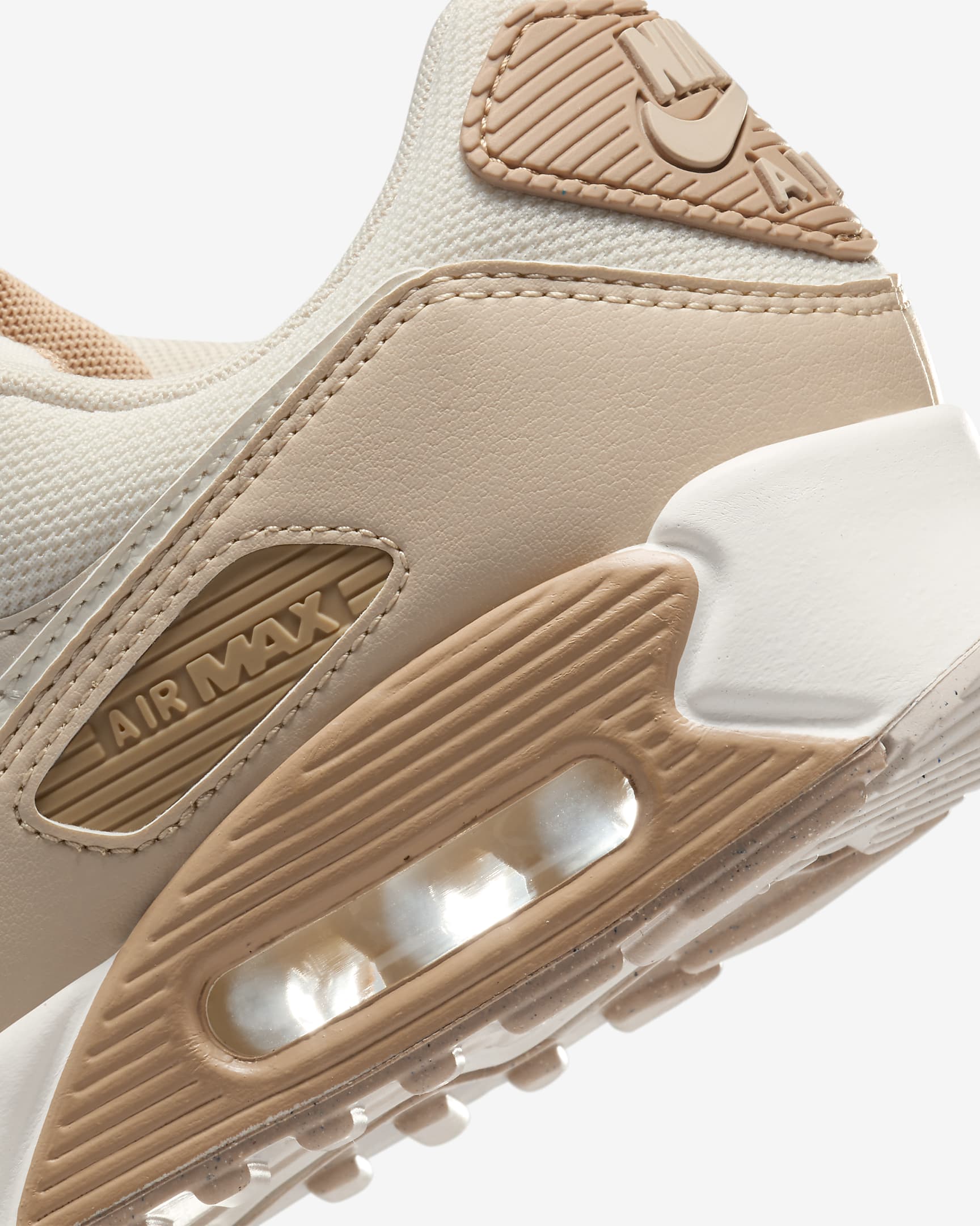 Nike Air Max 90 Women's Shoes - Phantom/Sand Drift/Light Orewood Brown/Sail