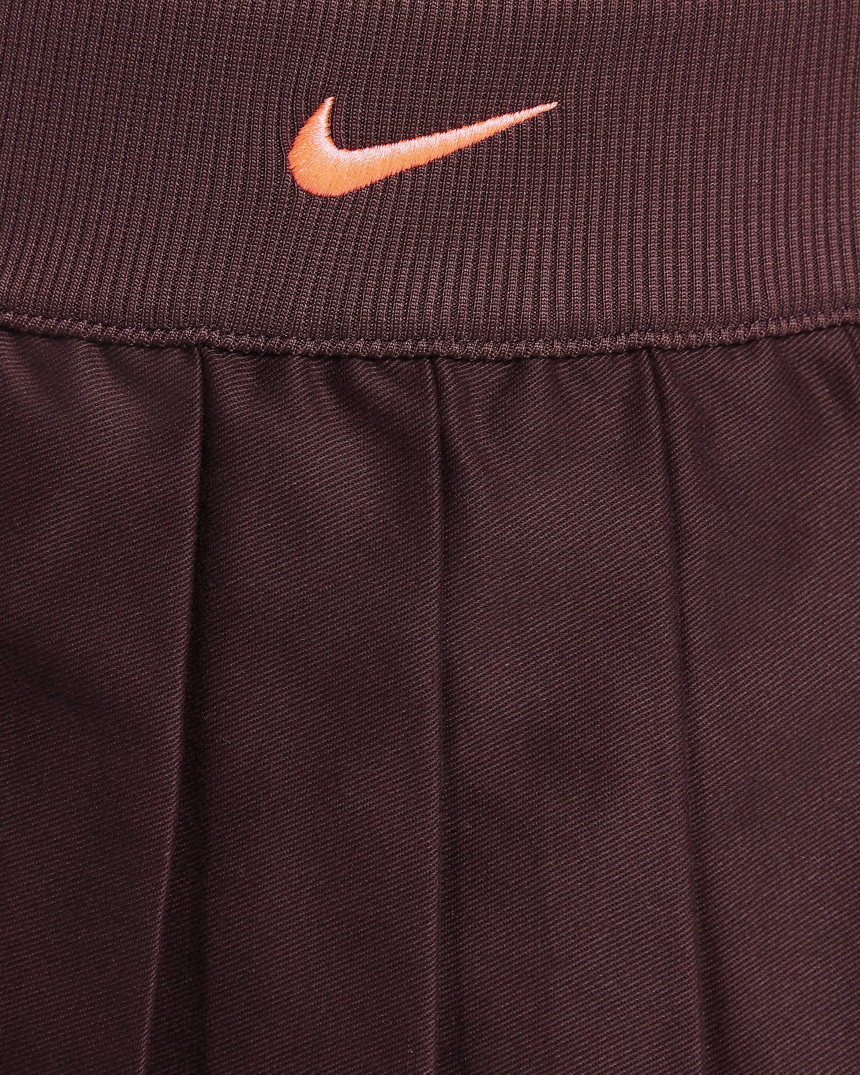 Nike Sportswear geplooide rok voor meisjes - Burgundy Crush/Hot Punch