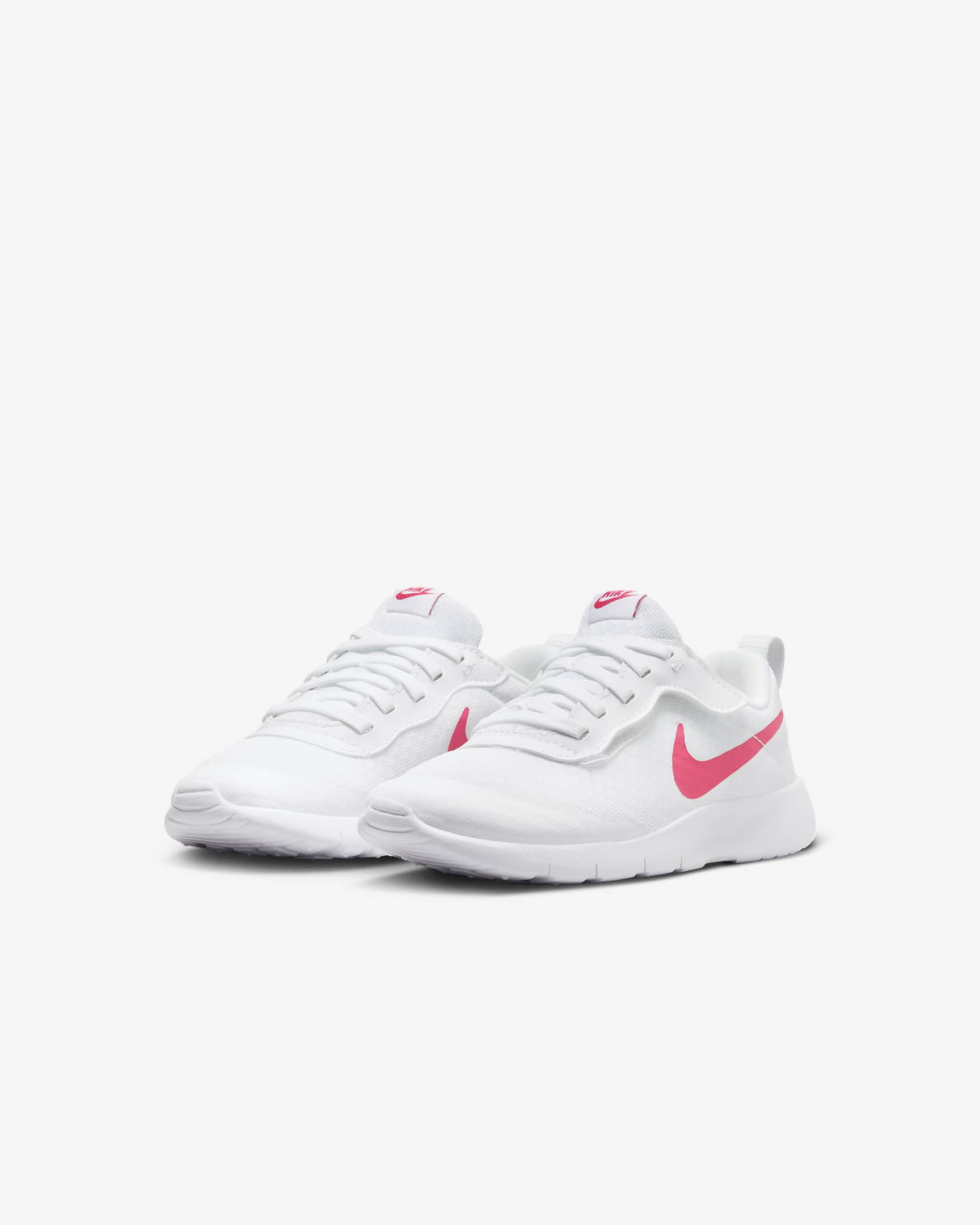 Nike Tanjun EasyOn Younger Kids' Shoes - White/Barely Volt/Aster Pink