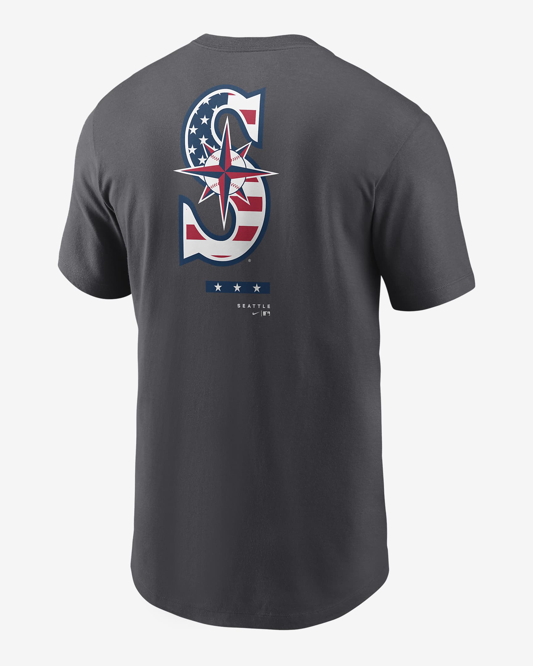 Seattle Mariners Americana Men's Nike MLB T-Shirt. Nike.com