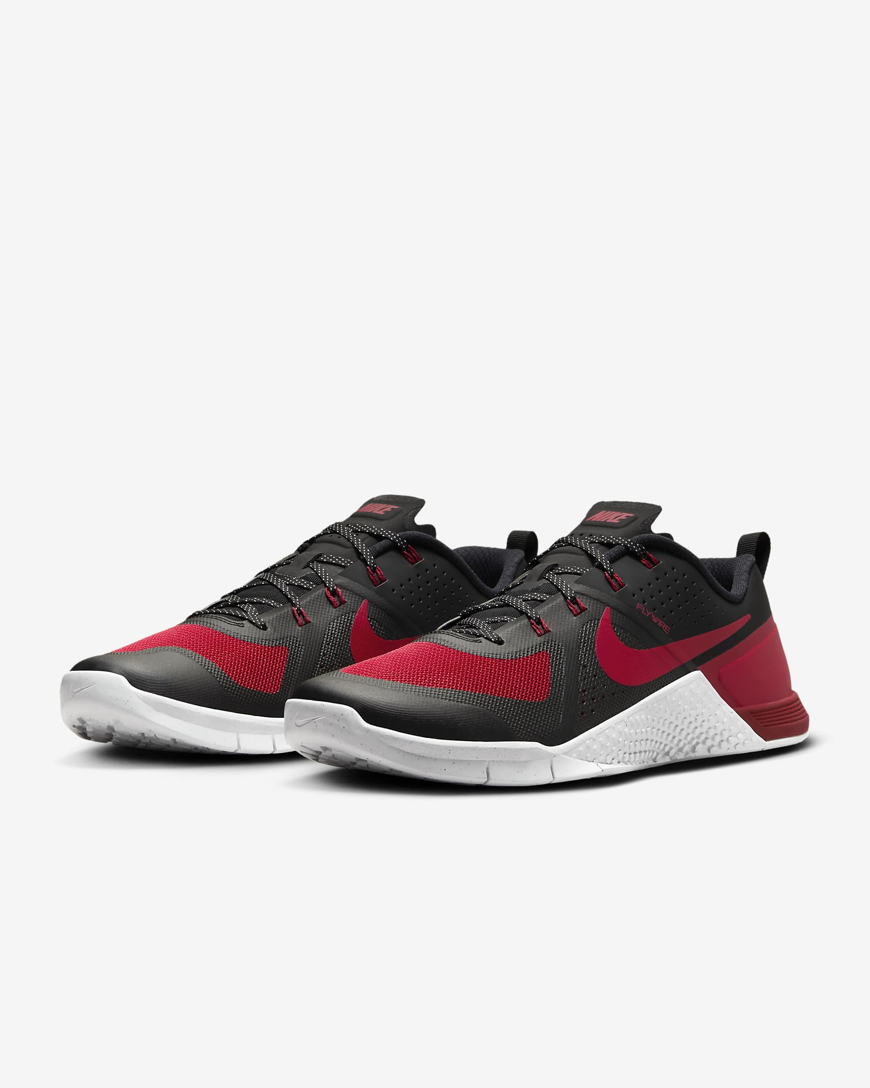 Chaussure d'entraînement Nike Metcon 1 OG pour homme - Noir/Wolf Grey/Varsity Red