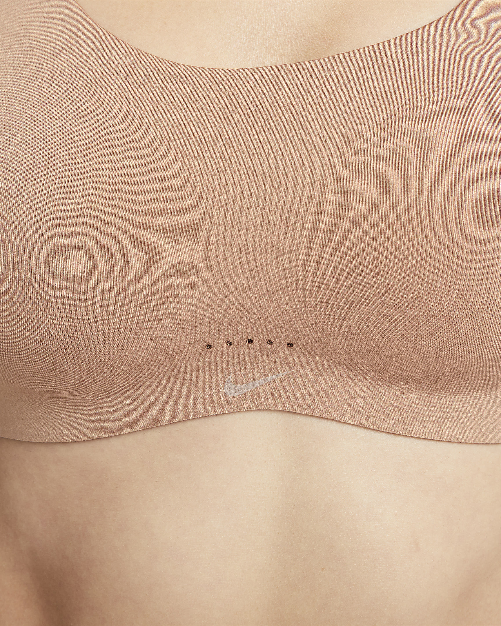 Nike Alate Coverage Women's Medium-Support Padded Sports Bra - Desert Dust/Desert Dust/White