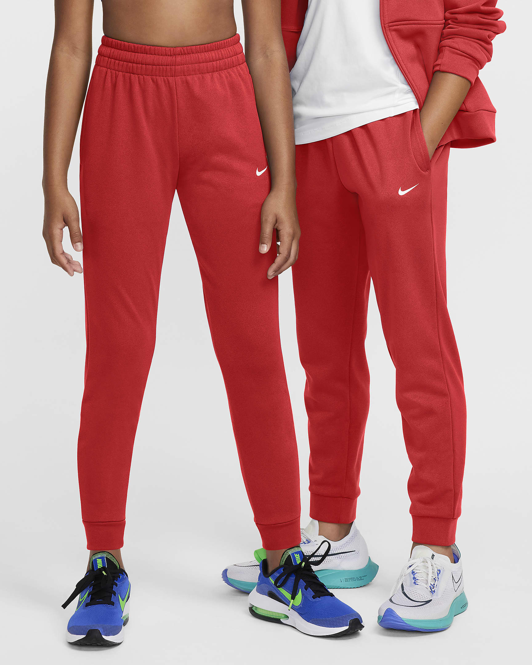 Nike Multi Stain Repel Big Kids' Therma-FIT Joggers - University Red/White