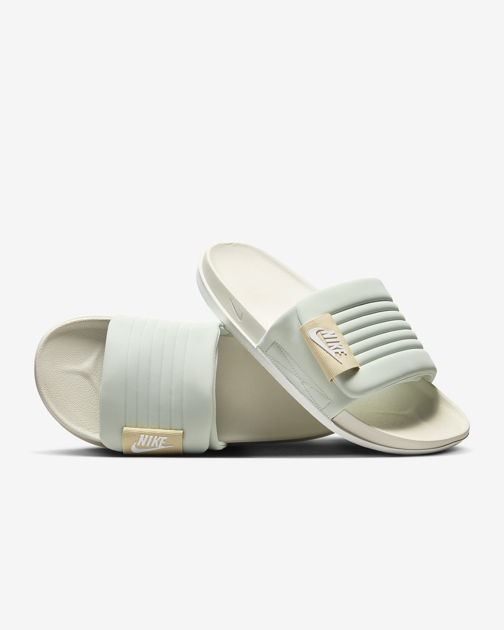 Nike Offcourt Adjust Men's Slides - Light Silver/Team Gold/Light Bone/Sail