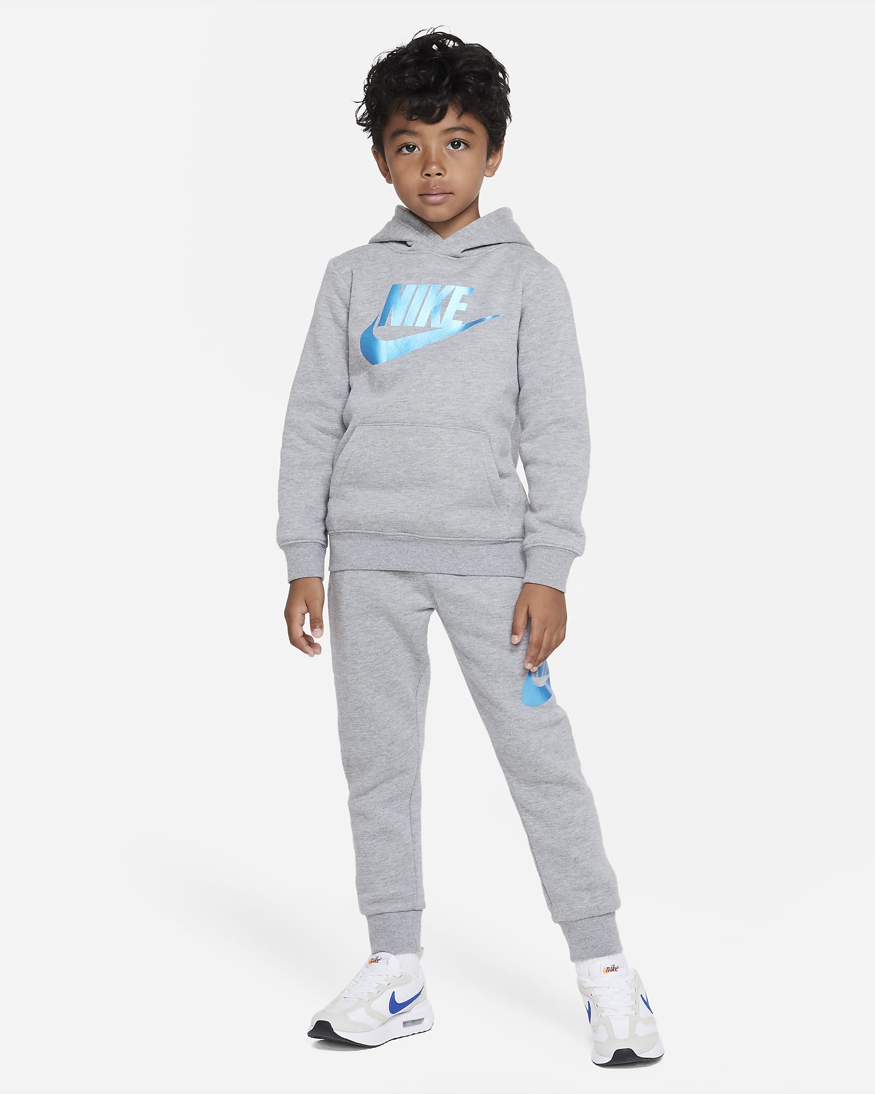 Nike Metallic Gifting Hoodie Little Kids' Hoodie. Nike JP