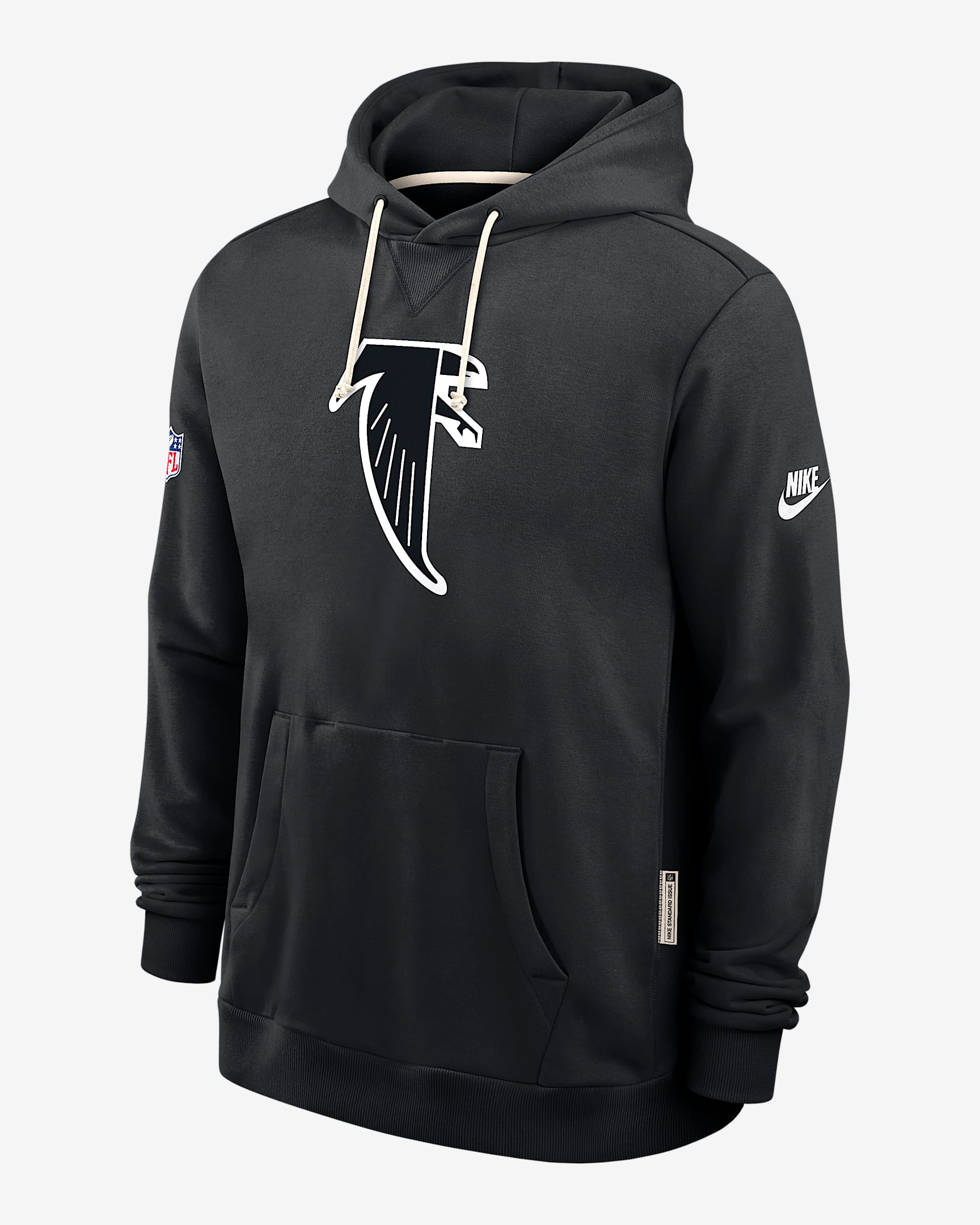 Sudadera con gorro sin cierre Nike Dri-FIT de la NFL para hombre Atlanta Falcons Alt Offensive Set Play Sideline - Negro