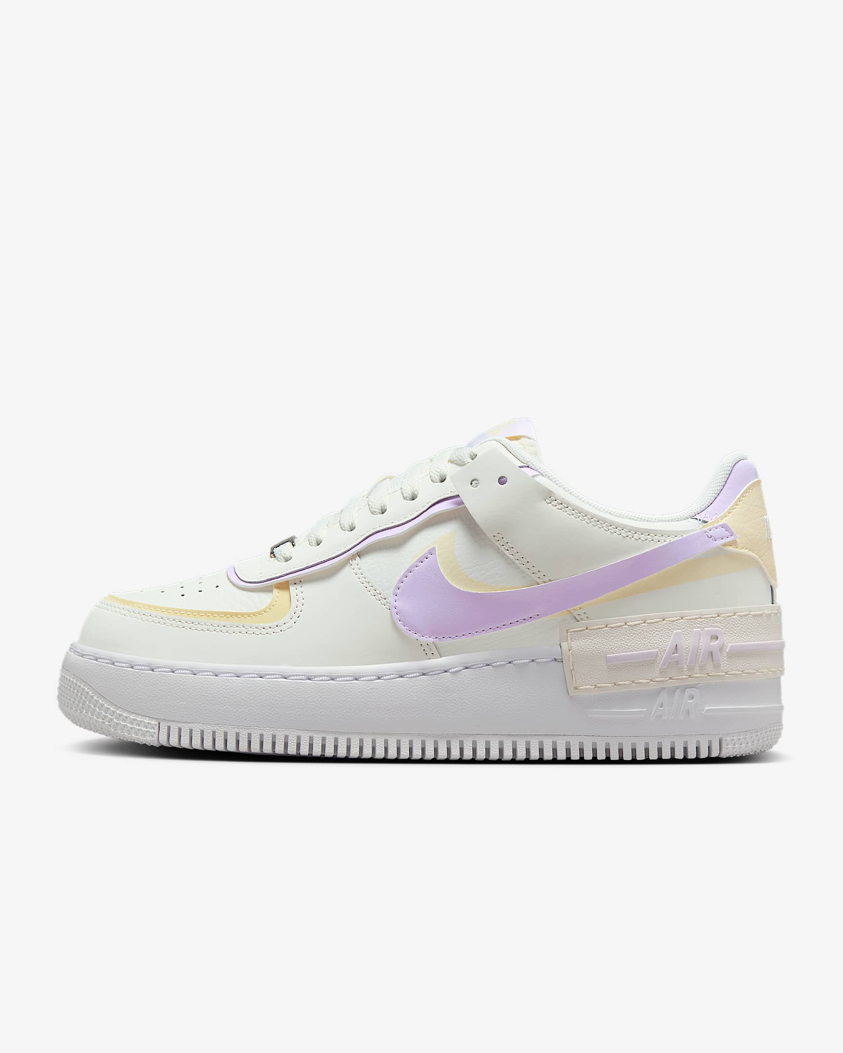 Sko Nike Air Force 1 Shadow för kvinnor - Sail/Alabaster/Vit/Barely Grape