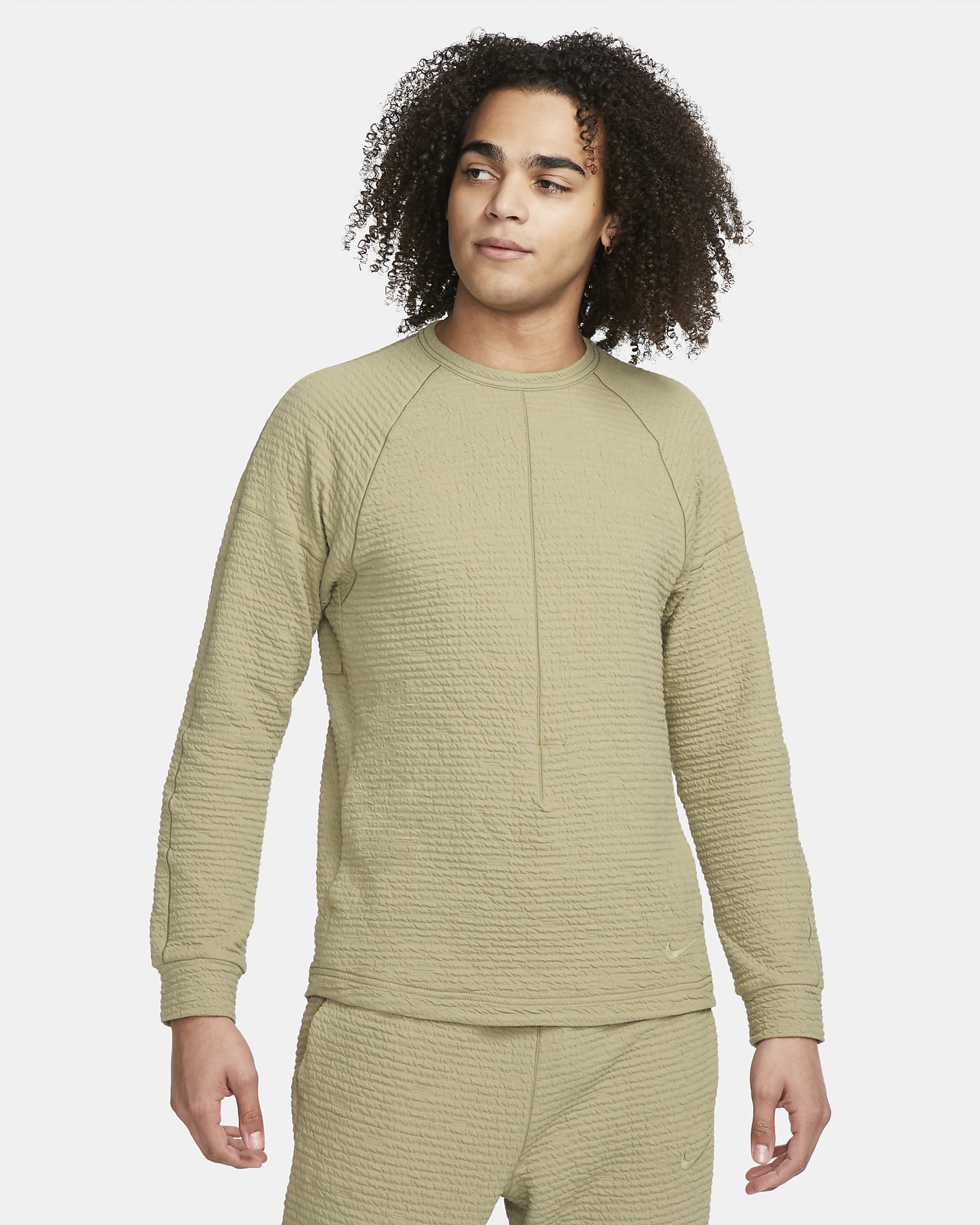 Nike Yoga Texture Men's Nike DriFIT LongSleeve Yoga Top. Nike SA