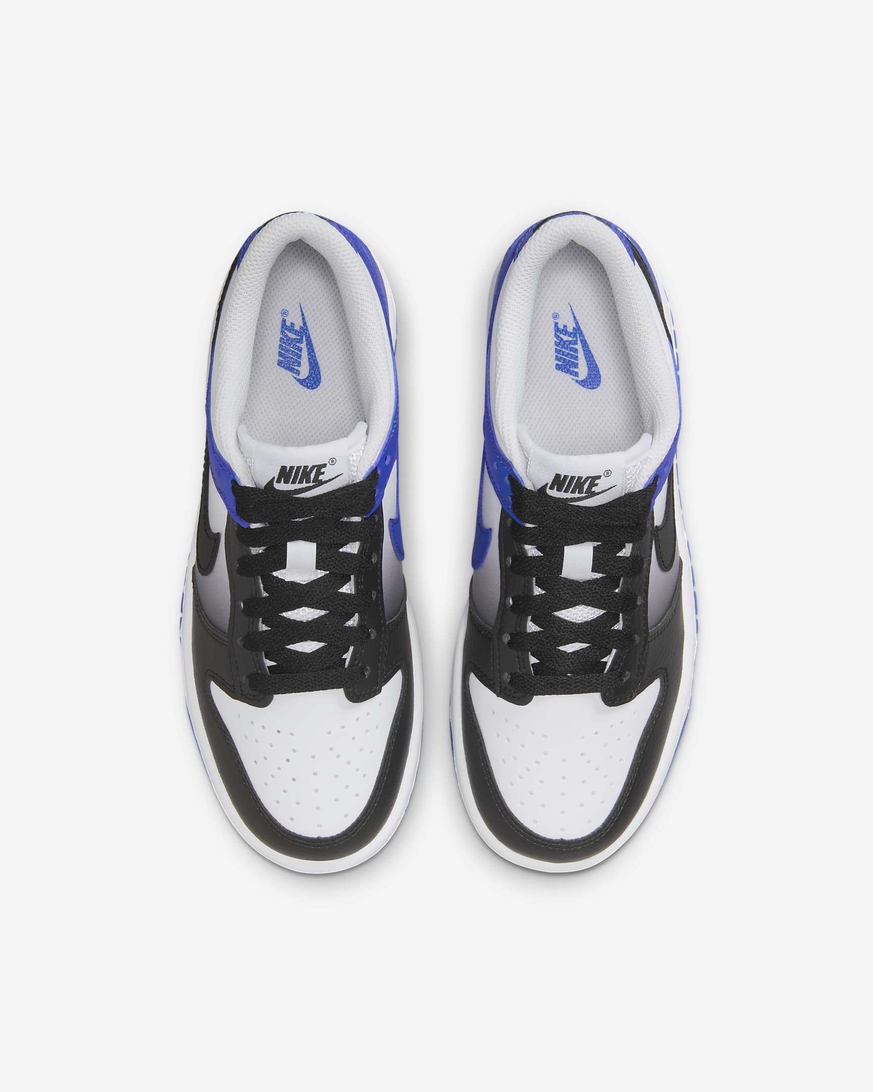 Nike Dunk Low kinderschoenen - Game Royal/Wit/Zwart