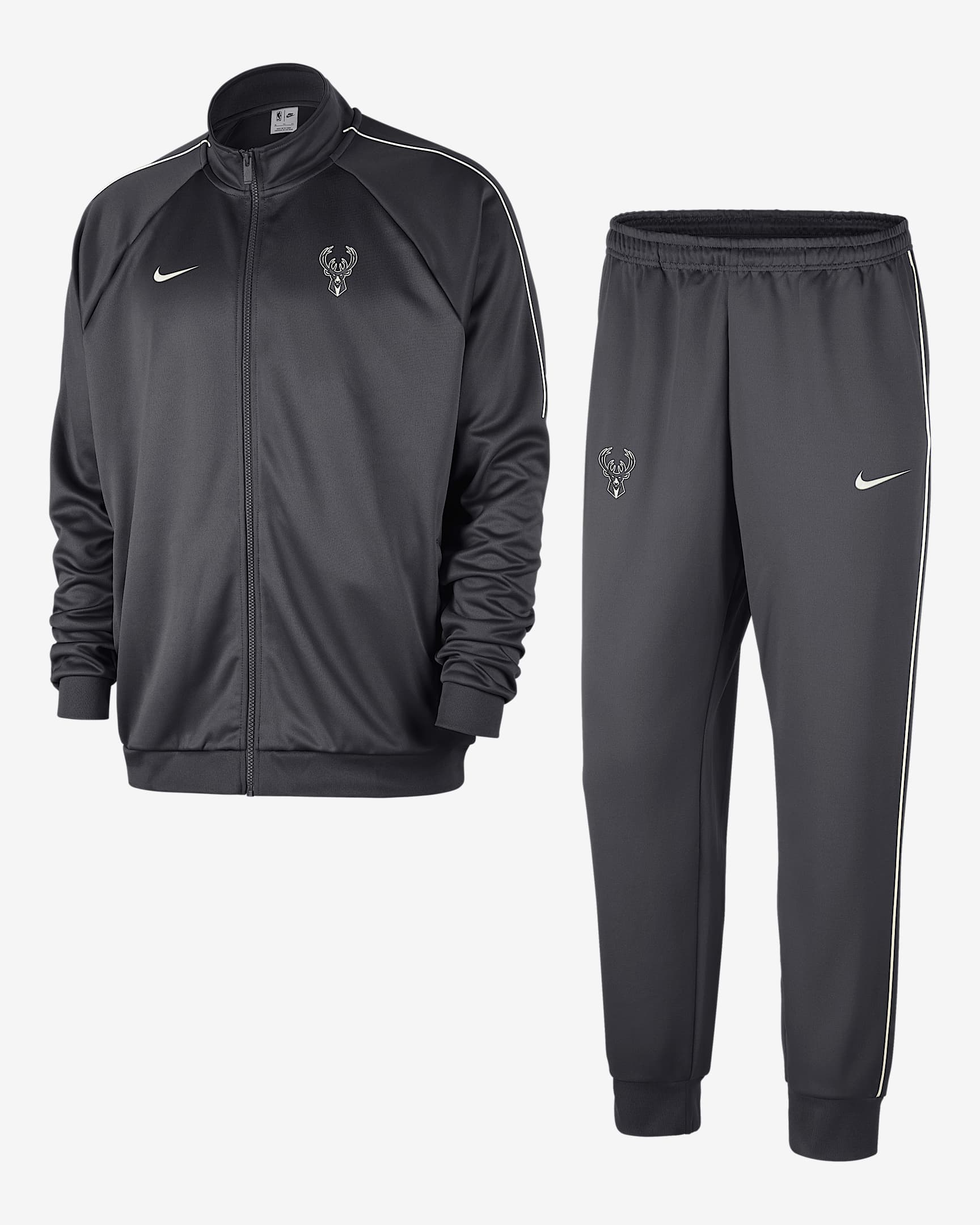 Milwaukee Bucks Club Courtside Xandall Nike NBA - Home - Anthracite/Sail