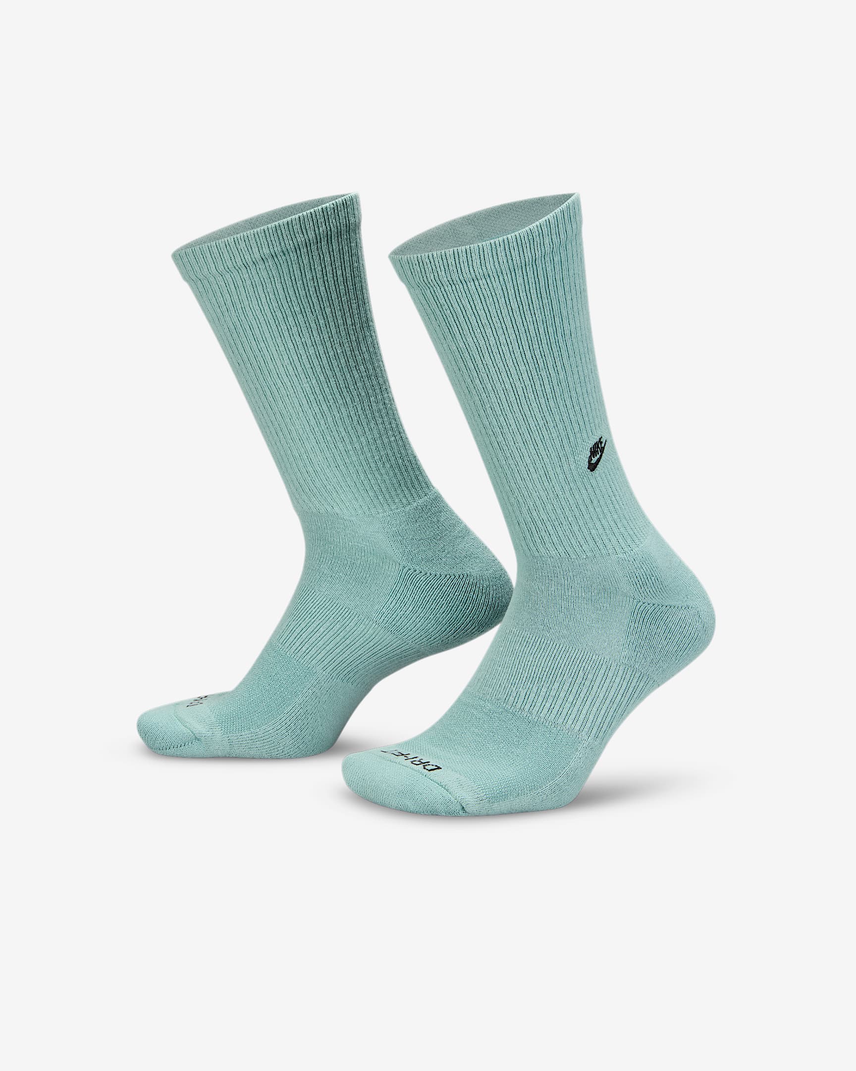 Nike Everyday Cushioned Crew-Socken (2 Paar) - Cannon/Schwarz