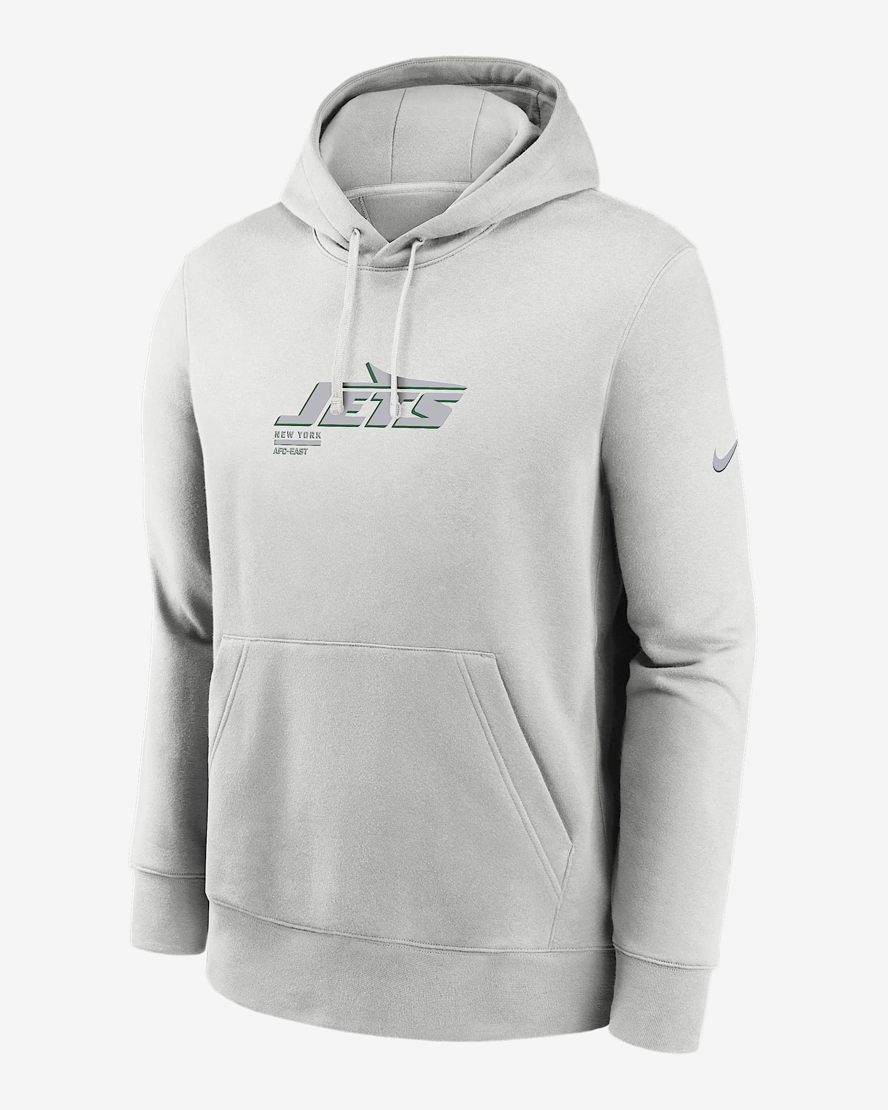 New York Jets Slot Receiver Club Men's Nike NFL Pullover Hoodie - Grey