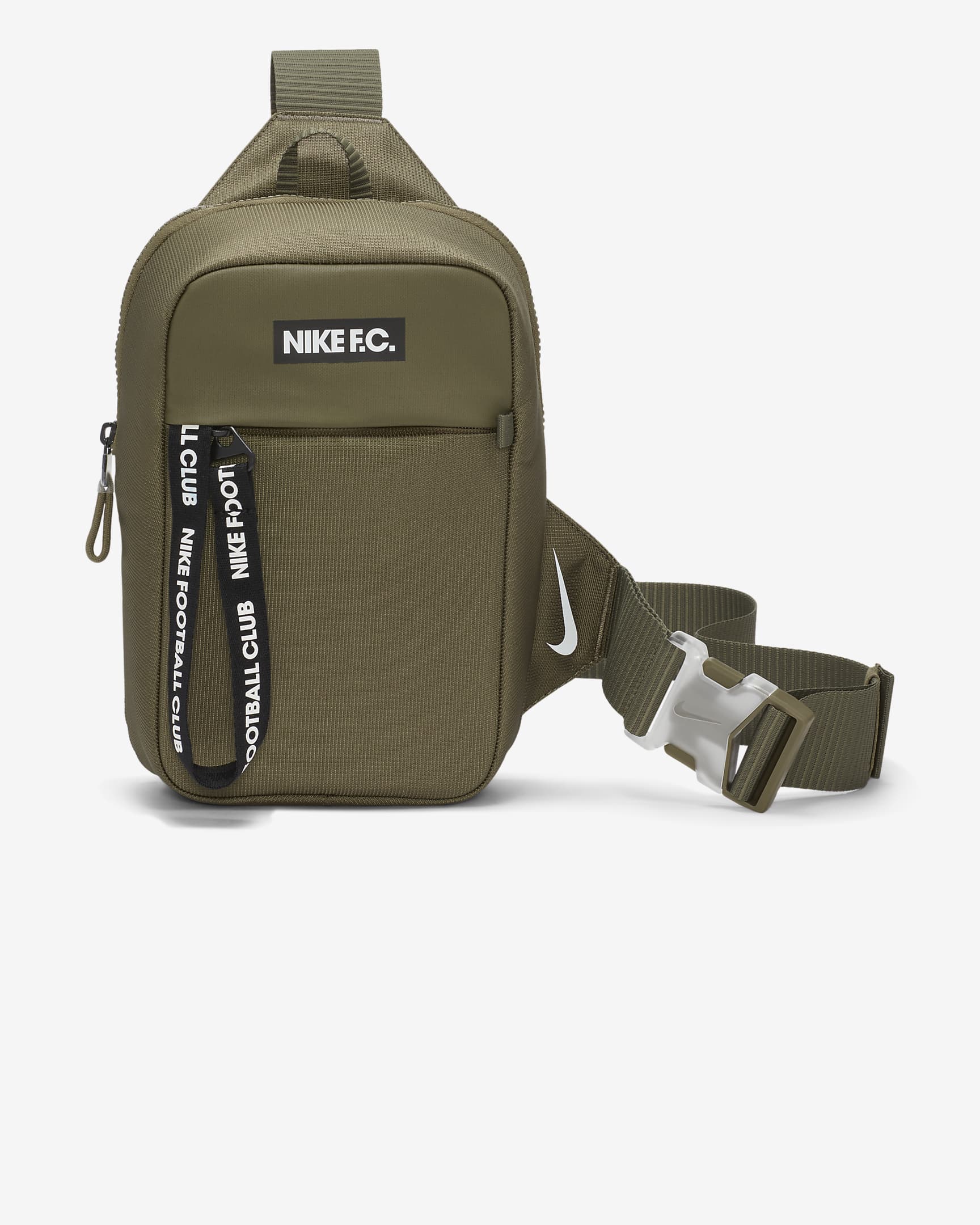 Nike F.C. Soccer Crossbody Bag - Medium Olive/Black/White