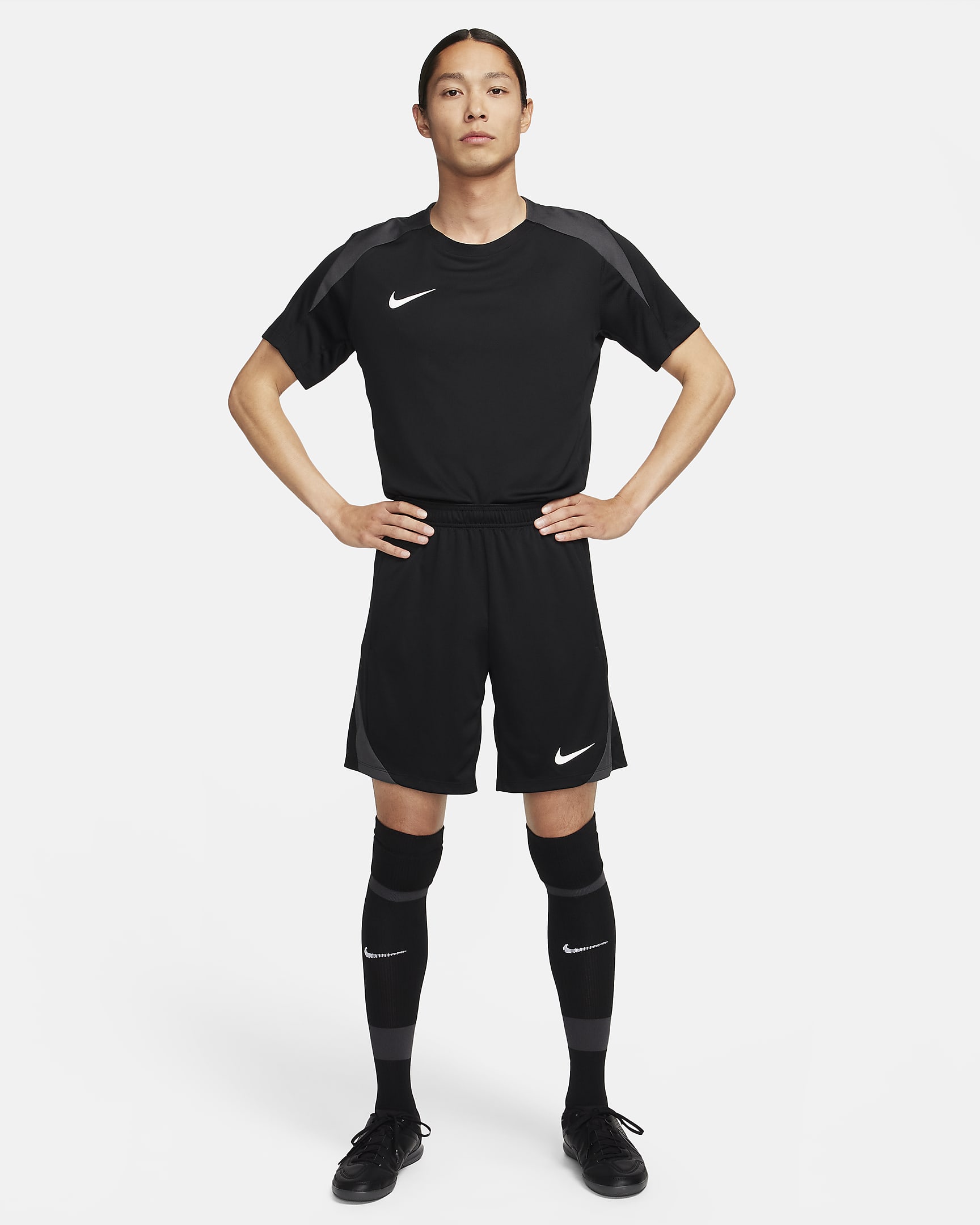 Nike Strike Men's Dri-FIT Football Shorts - Black/Black/Anthracite/White