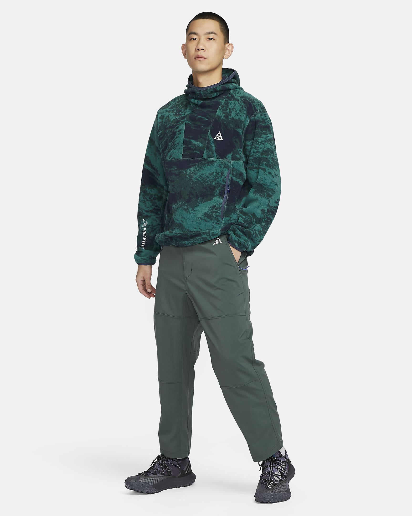 Nike ACG Men's UV Hiking Trousers - Vintage Green/Bicoastal/Summit White