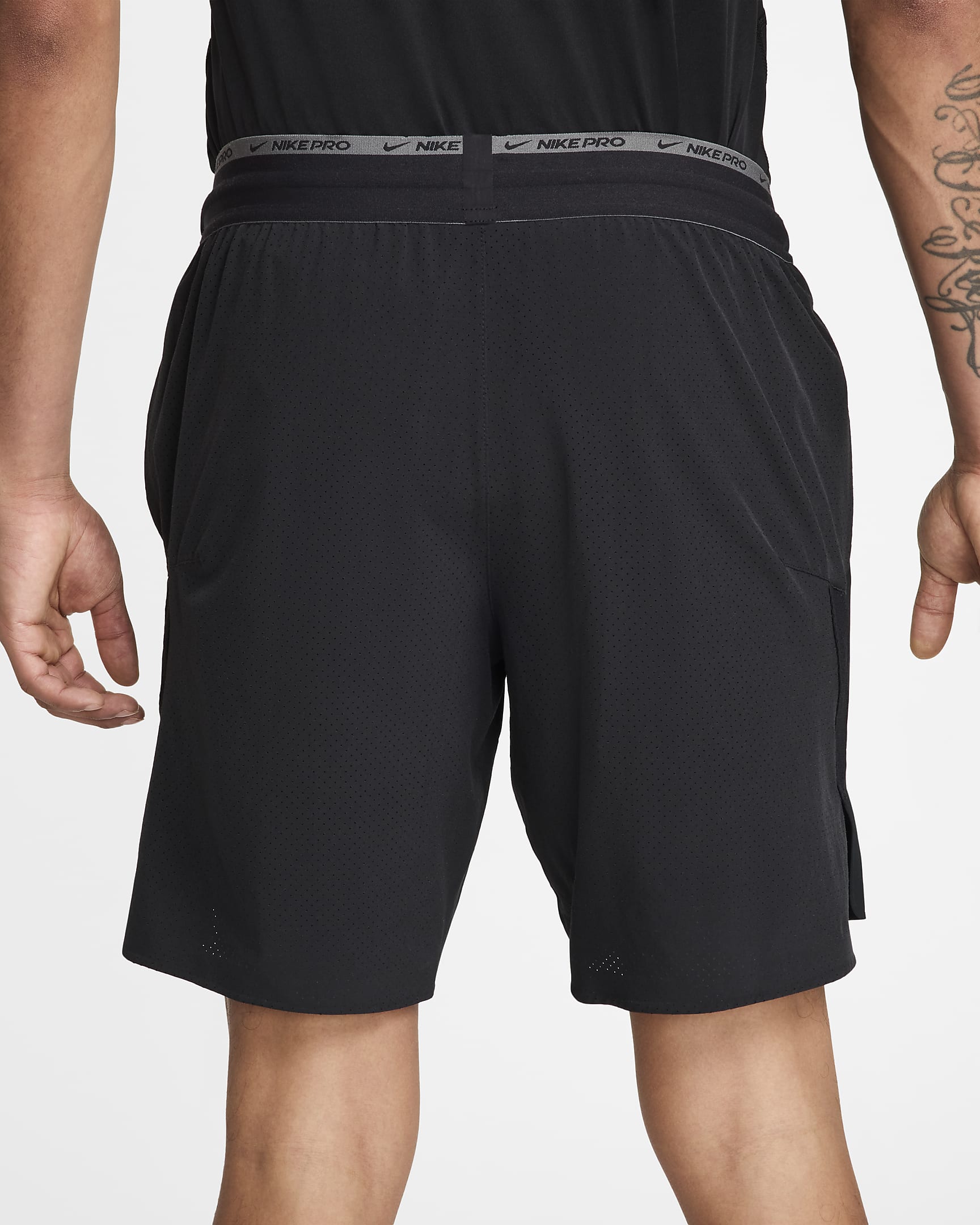 Short de training non doublé Nike Dri-FIT Flex Rep Pro Collection 20,5 cm pour homme - Noir/Iron Grey