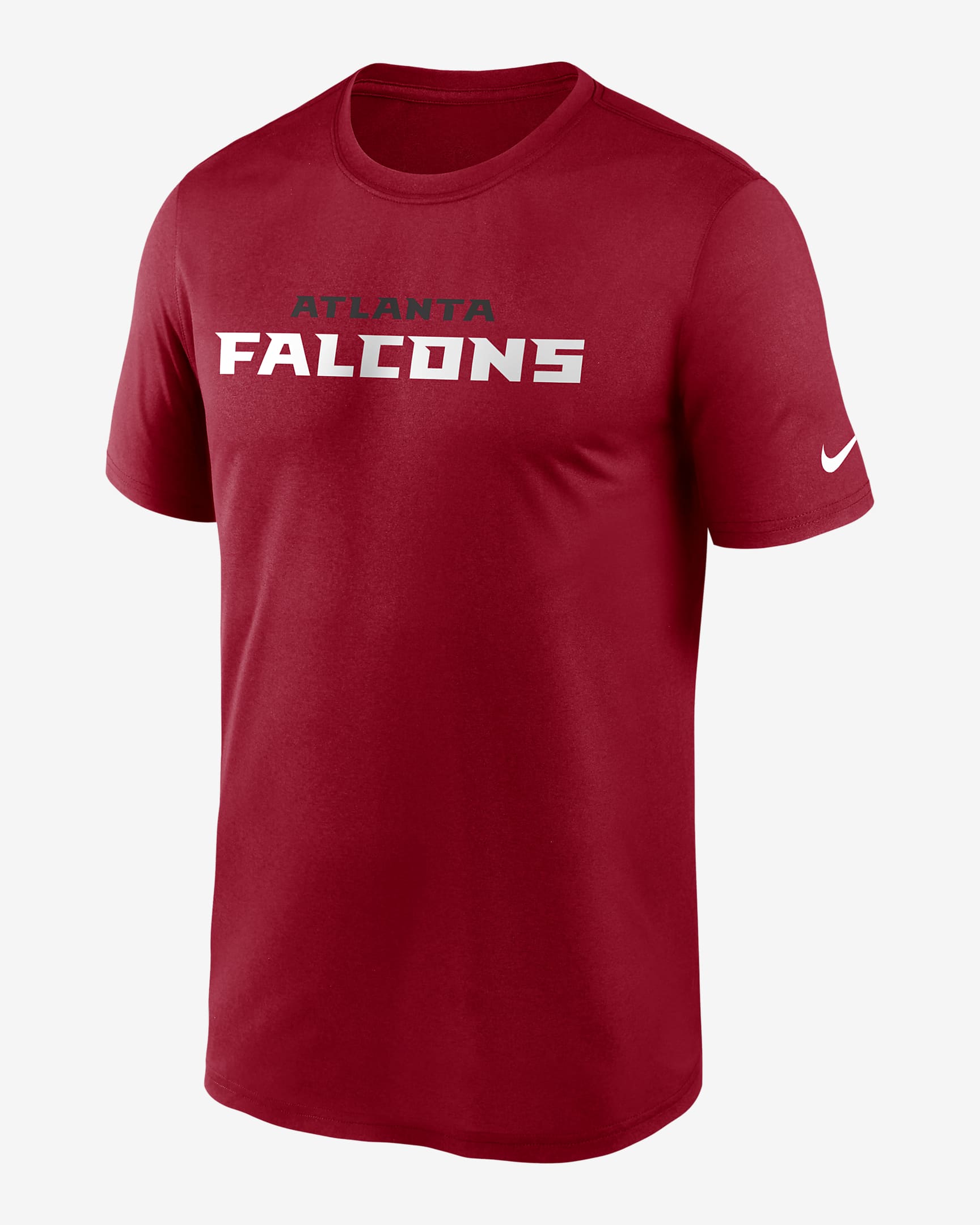 Nike DriFIT Wordmark Legend (NFL Atlanta Falcons) Men's TShirt.