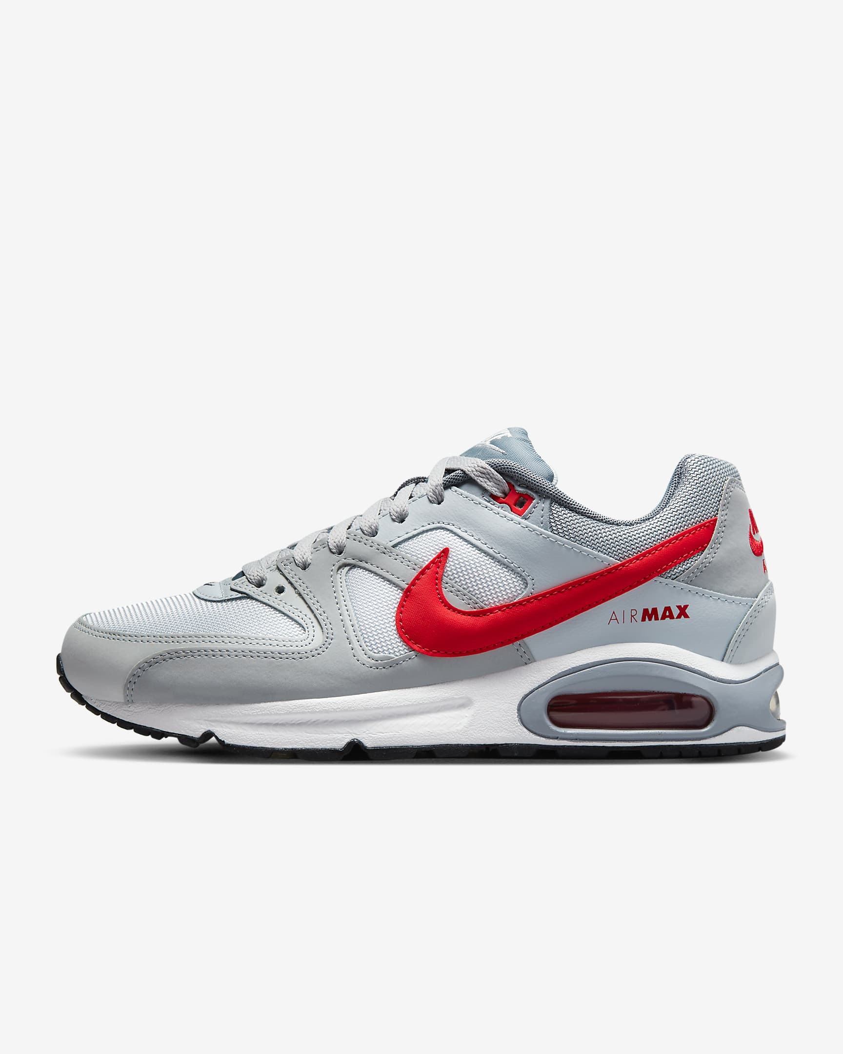 Nike Air Max Command Men's Shoes - White/Pure Platinum/Cool Grey/University Red