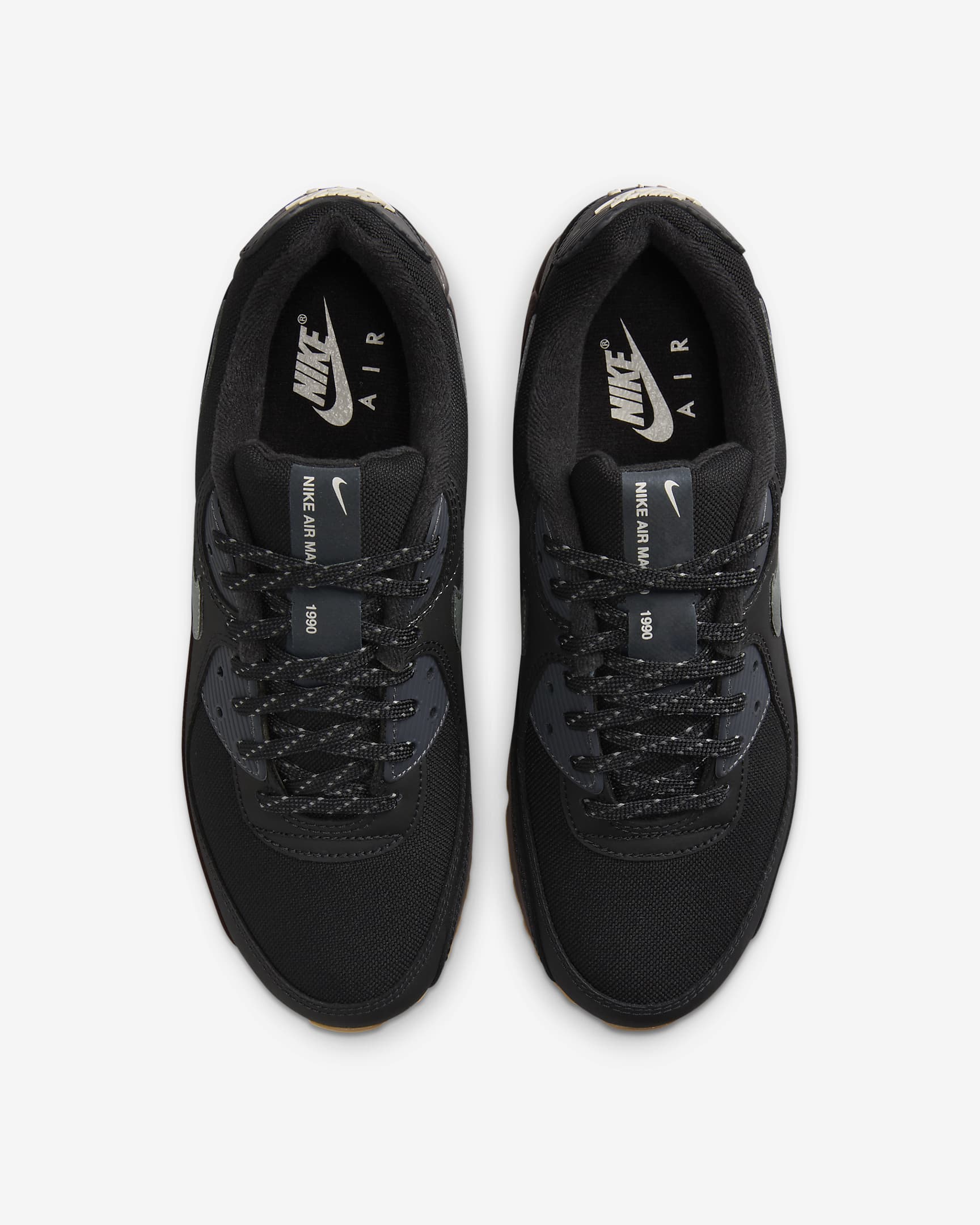 Nike Air Max 90 Herrenschuh - Schwarz/Anthracite/Light Orewood Brown/Smoke Grey