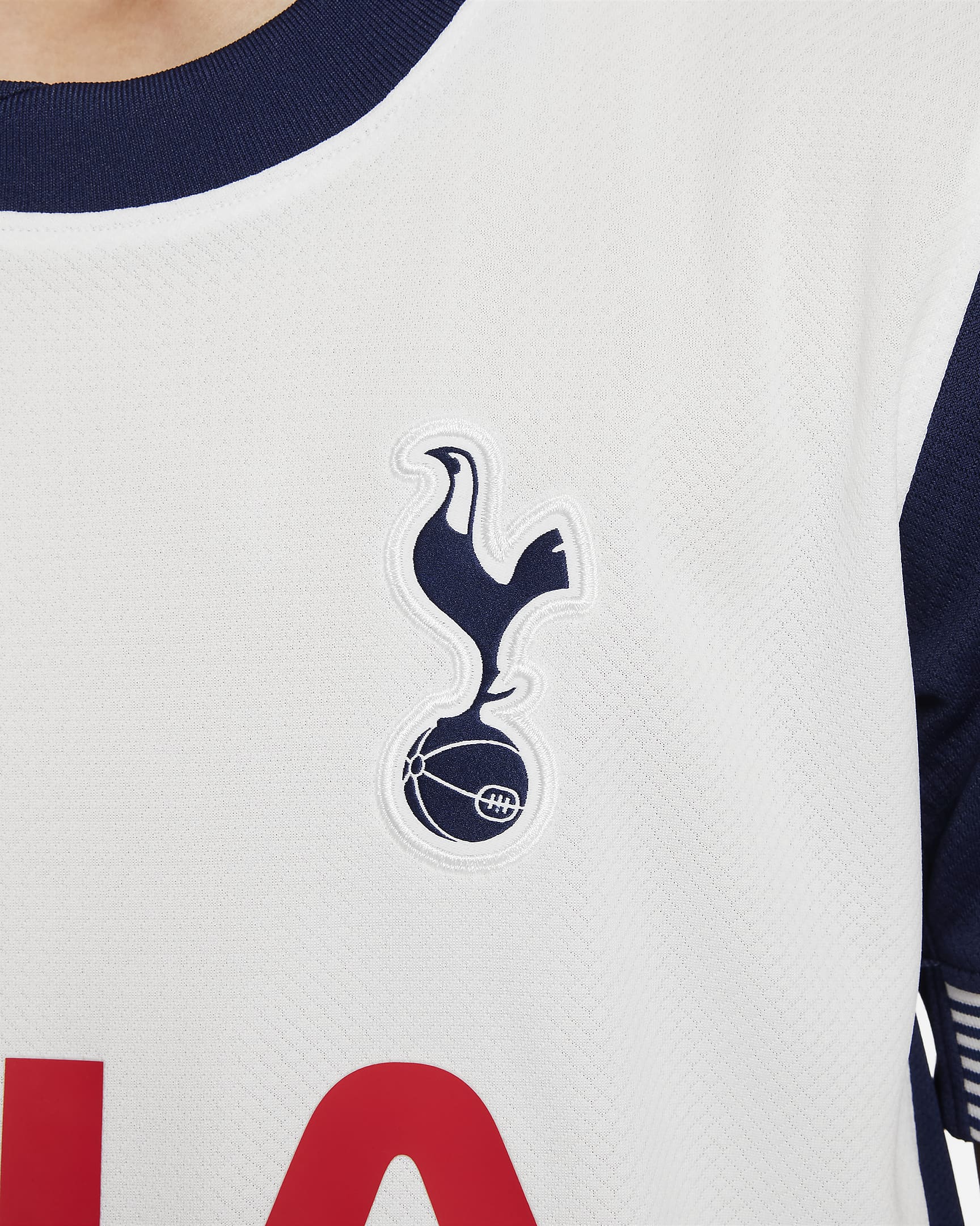 Koszulka piłkarska dla dużych dzieci Nike Dri-FIT Tottenham Hotspur Stadium 2024/25 (wersja domowa) – replika - Biel/Binary Blue/Binary Blue