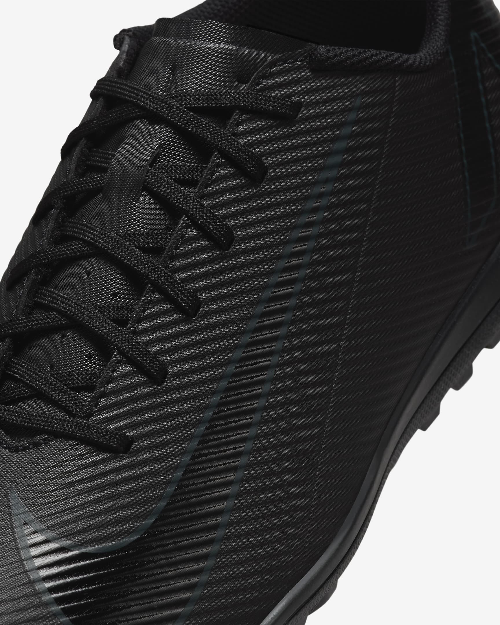 Tacos de fútbol TF de corte low Nike Mercurial Vapor 16 Club - Negro/Jungla intenso/Negro