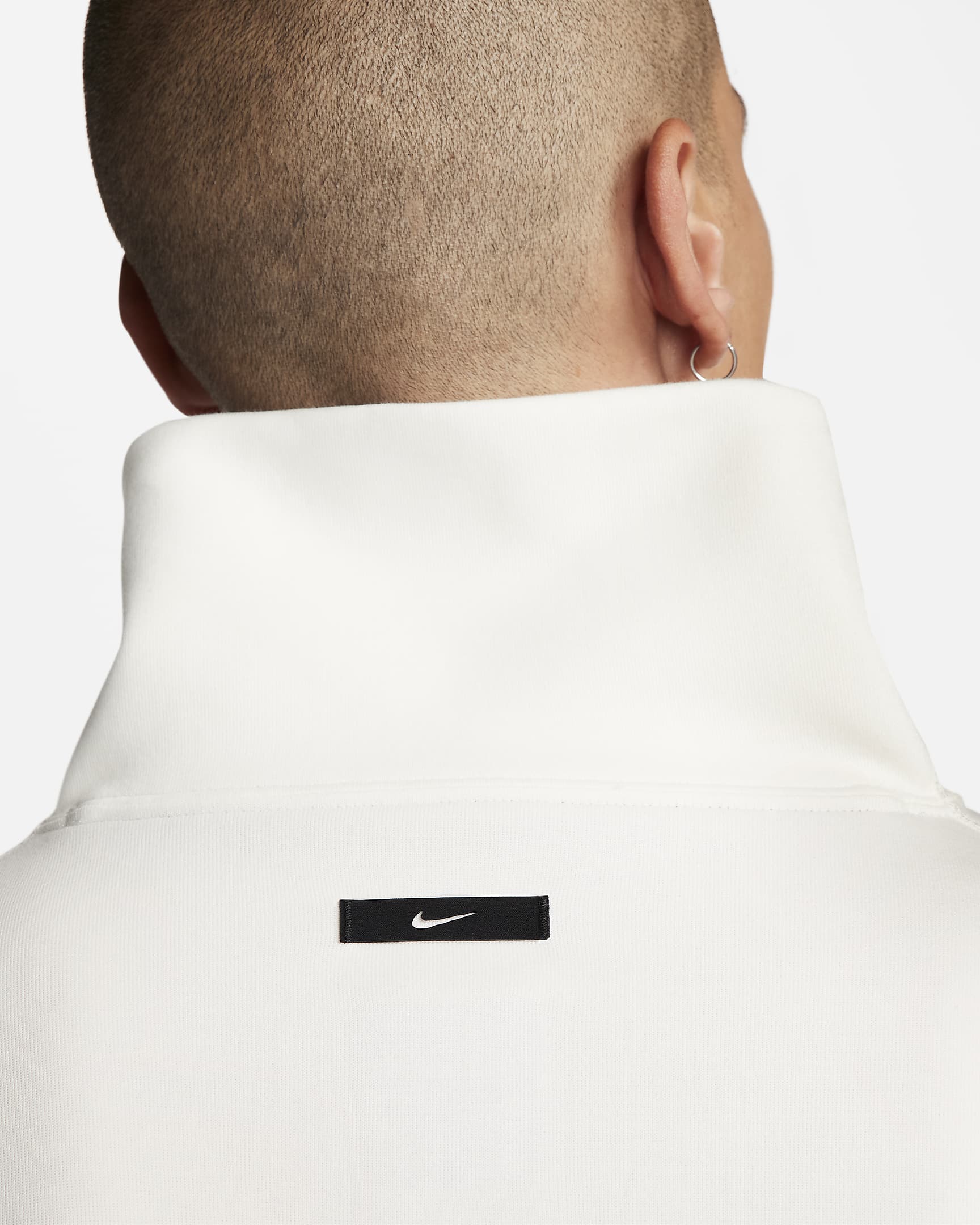 Nike Sportswear Tech Fleece Reimagined Men's Oversized Turtleneck Sweatshirt - Sail