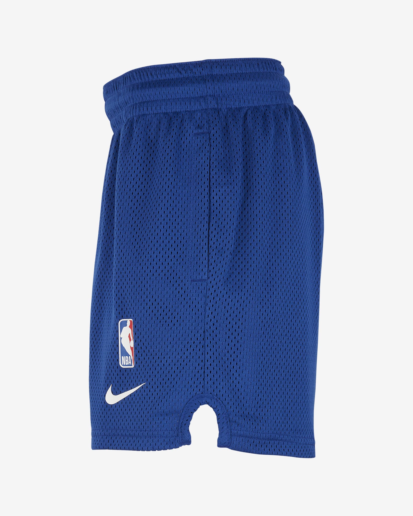 Shorts de Nike Dri-FIT NBA para niños talla grande Philadelphia 76ers Spotlight - Azul enérgico