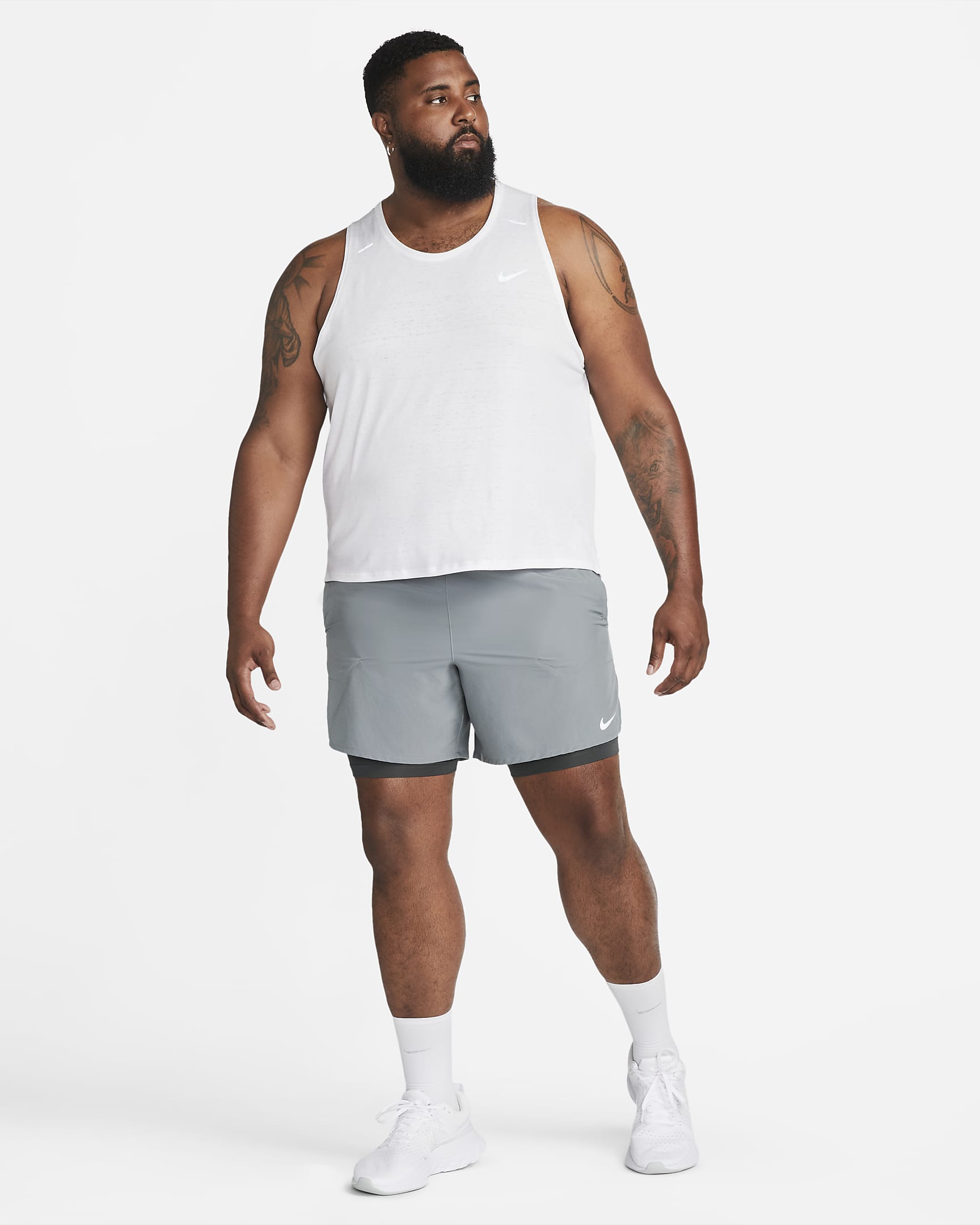 nike stride 2 in 1 shorts